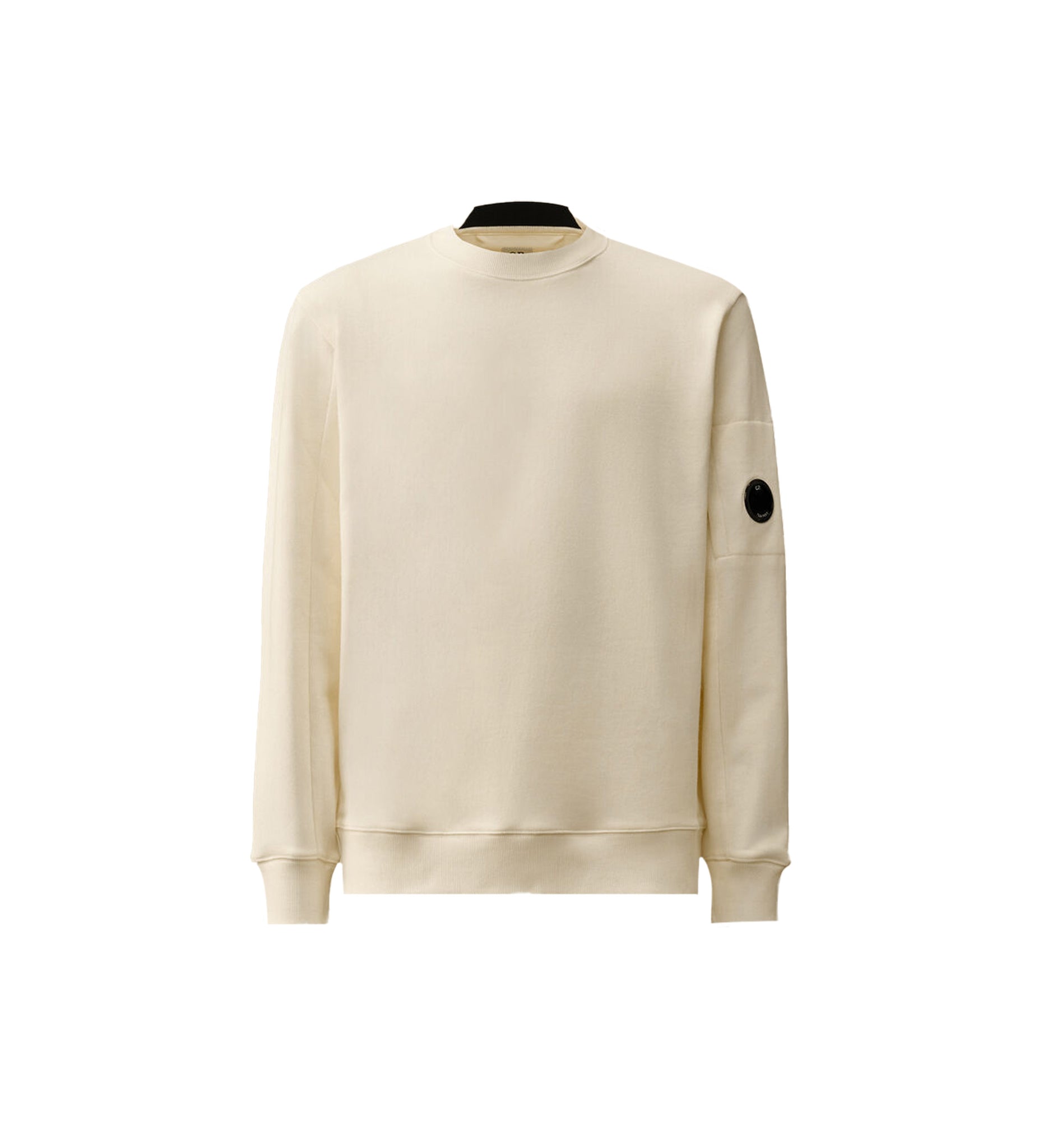 C.P. Company Diagonal Raised Fleece Crewneck Lens Sweatshirt