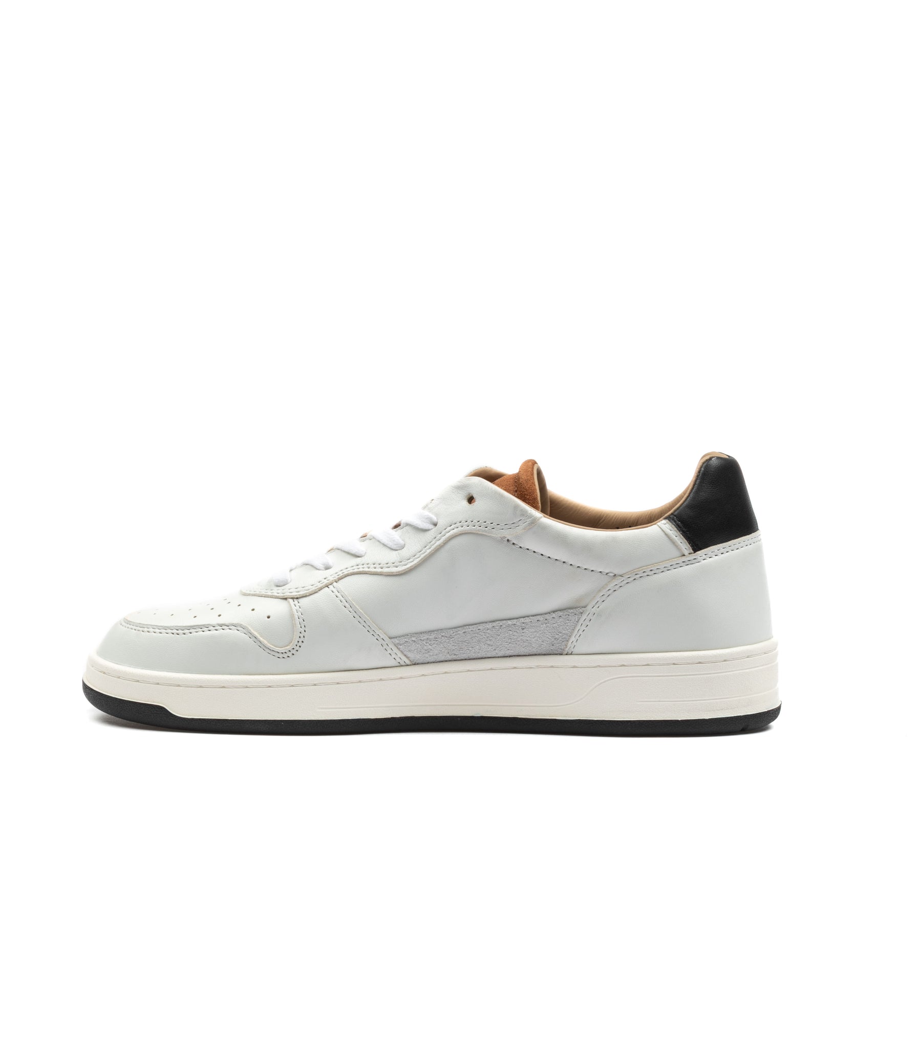 D.A.T.E. Court 2.0 Vintage White Cuoio