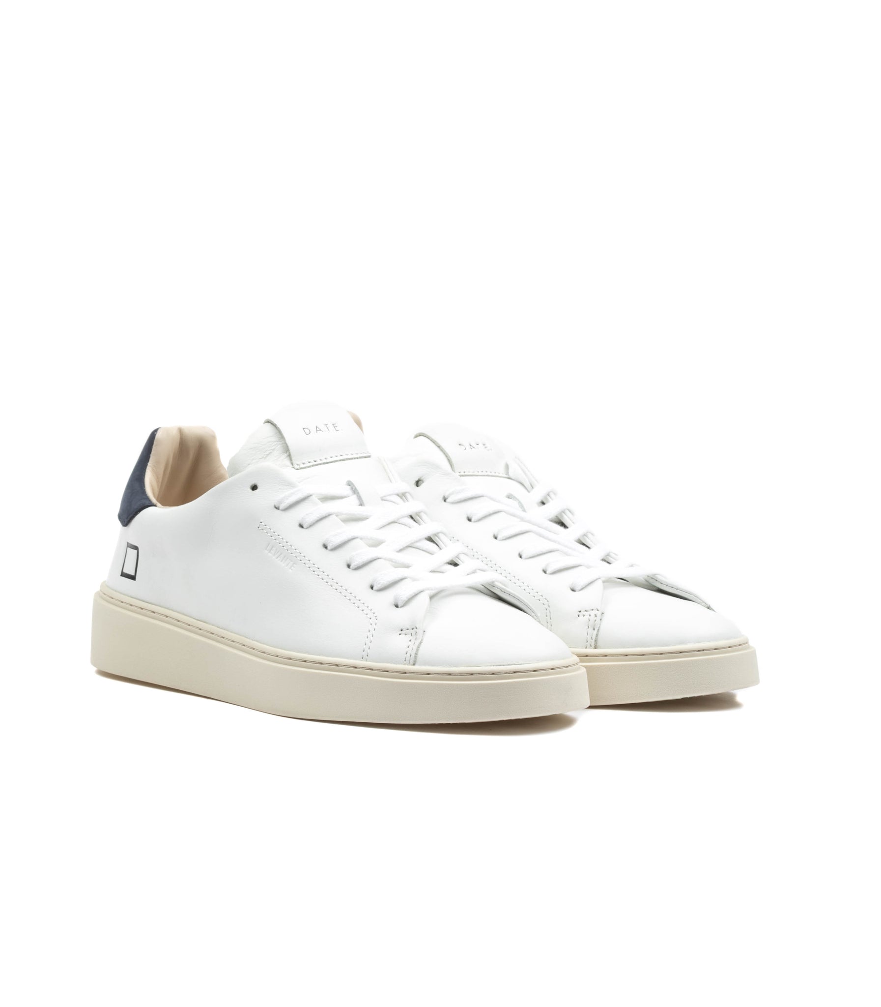 D.A.T.E. Levante Calf White Blue