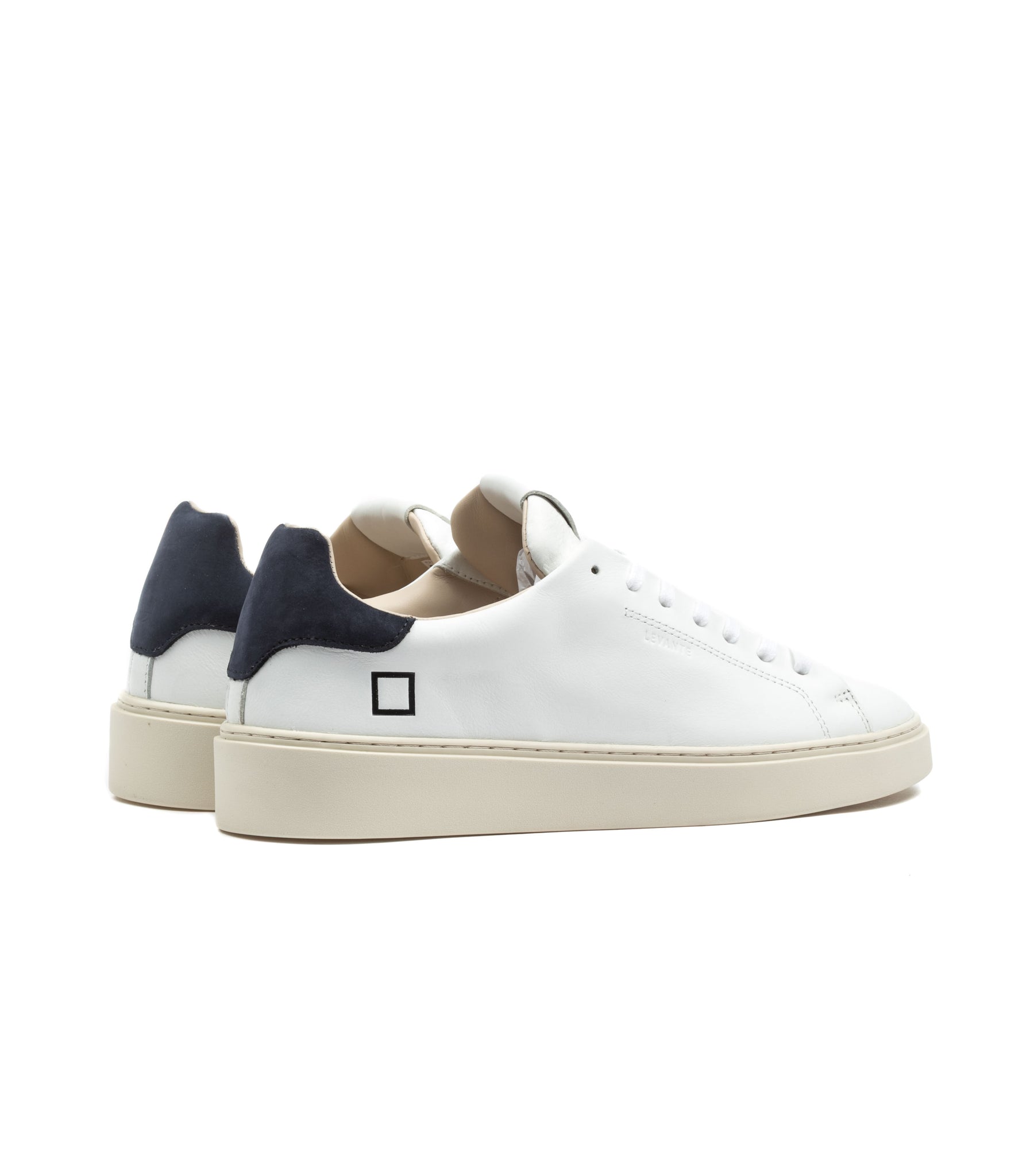 D.A.T.E. Levante Calf White Blue