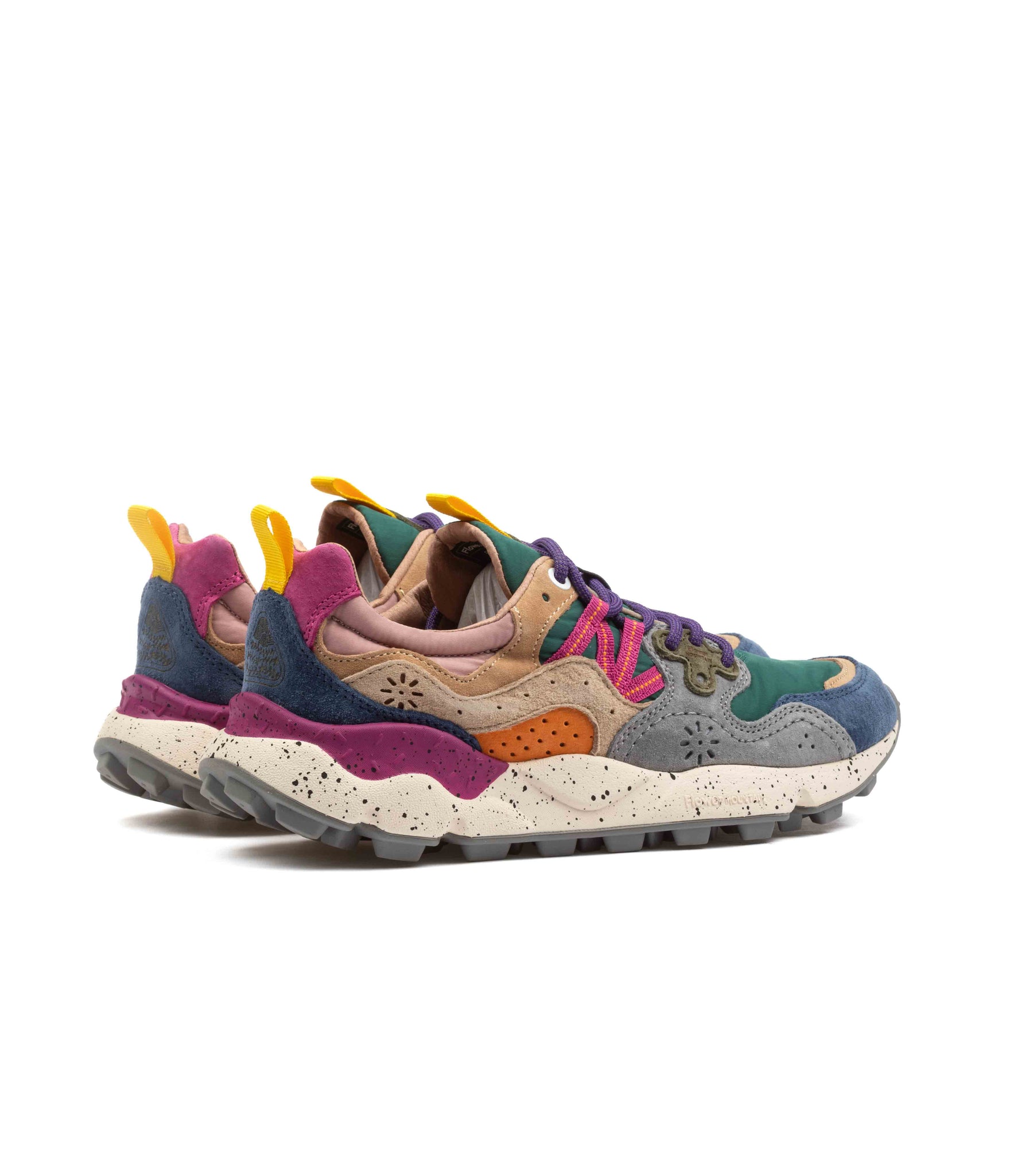 Flower Mountain Yamano 3 Suede Nylon Light Petrol Stone Beige