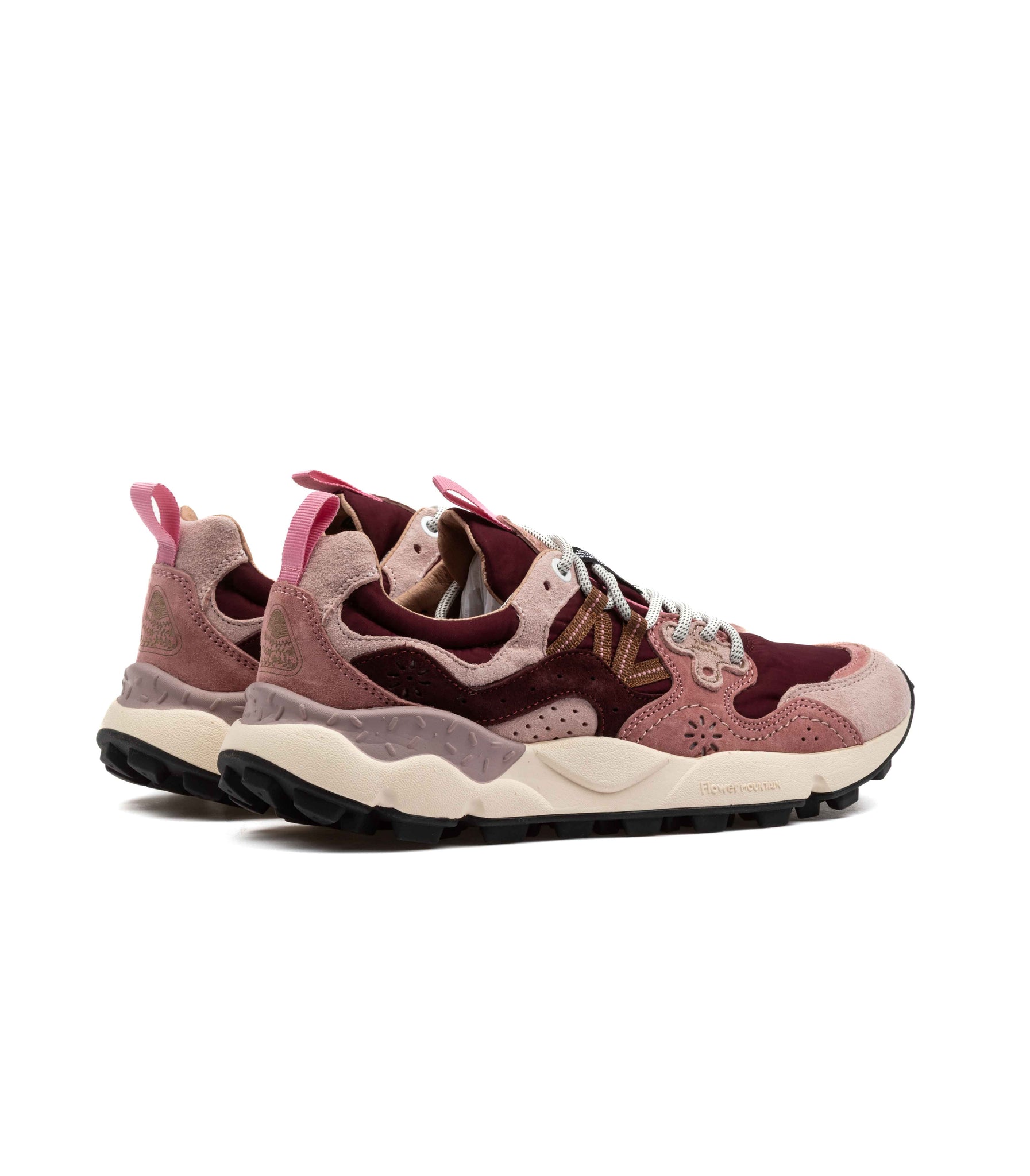 Flower Mountain Yamano 3 Nylon Light Light Rose Pink Brown Donna