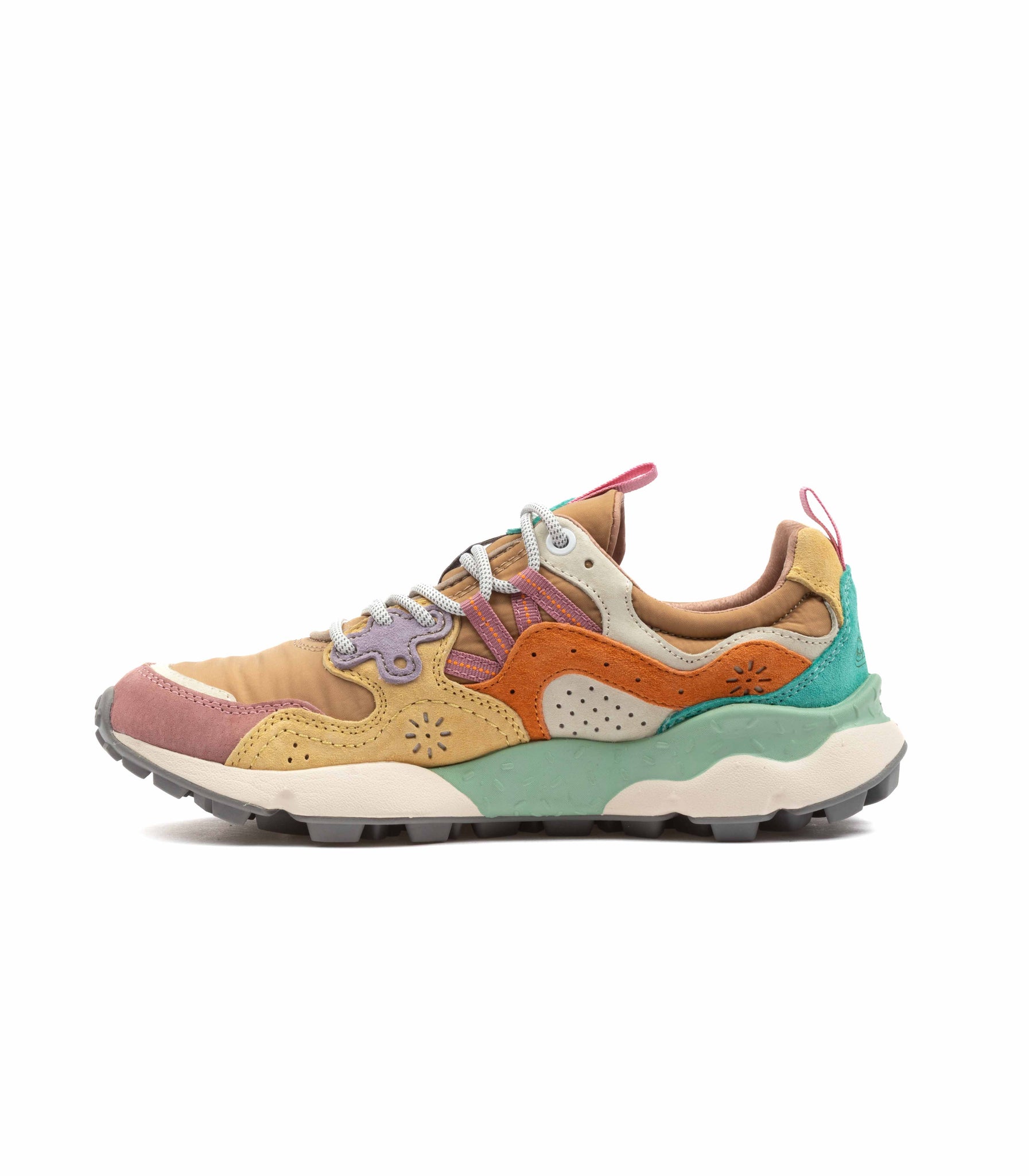 Flower Mountain Yamano 3 Suede Nylon Light Rose Light Orange