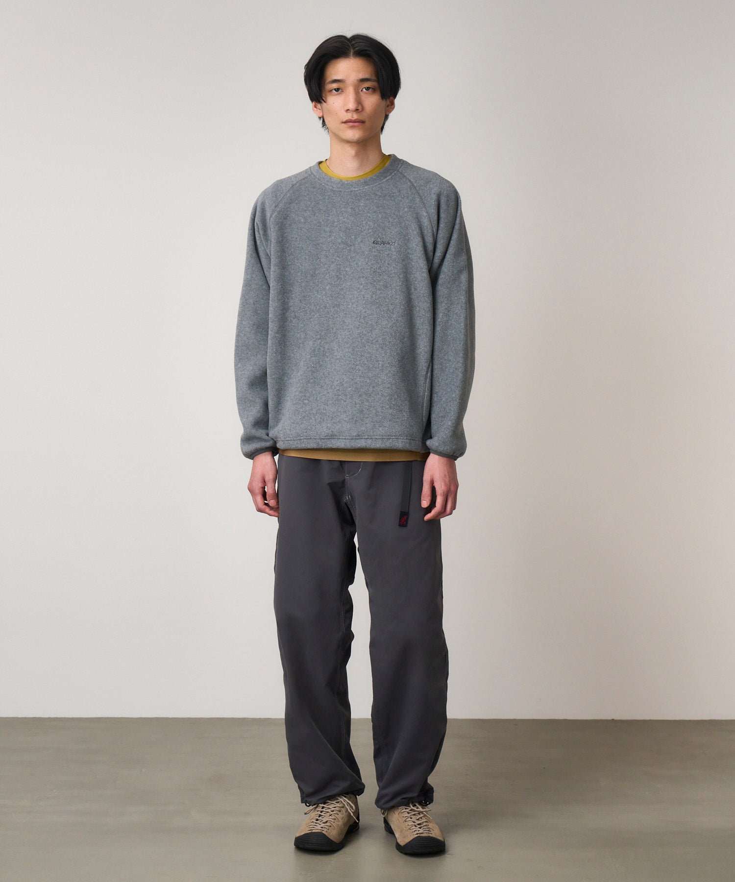 Gramicci Thermal Fleece Crew Grigio