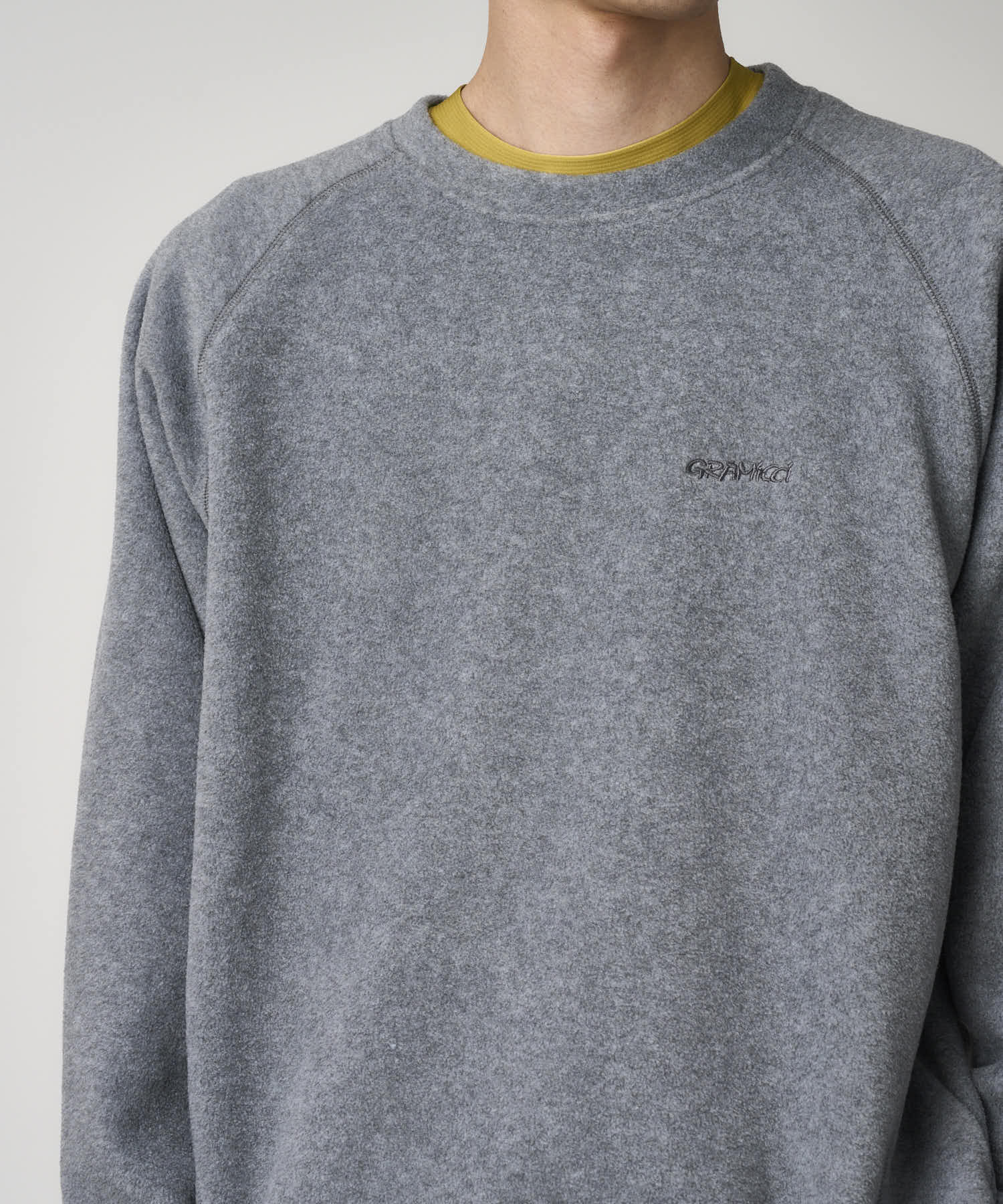Gramicci Thermal Fleece Crew Grigio