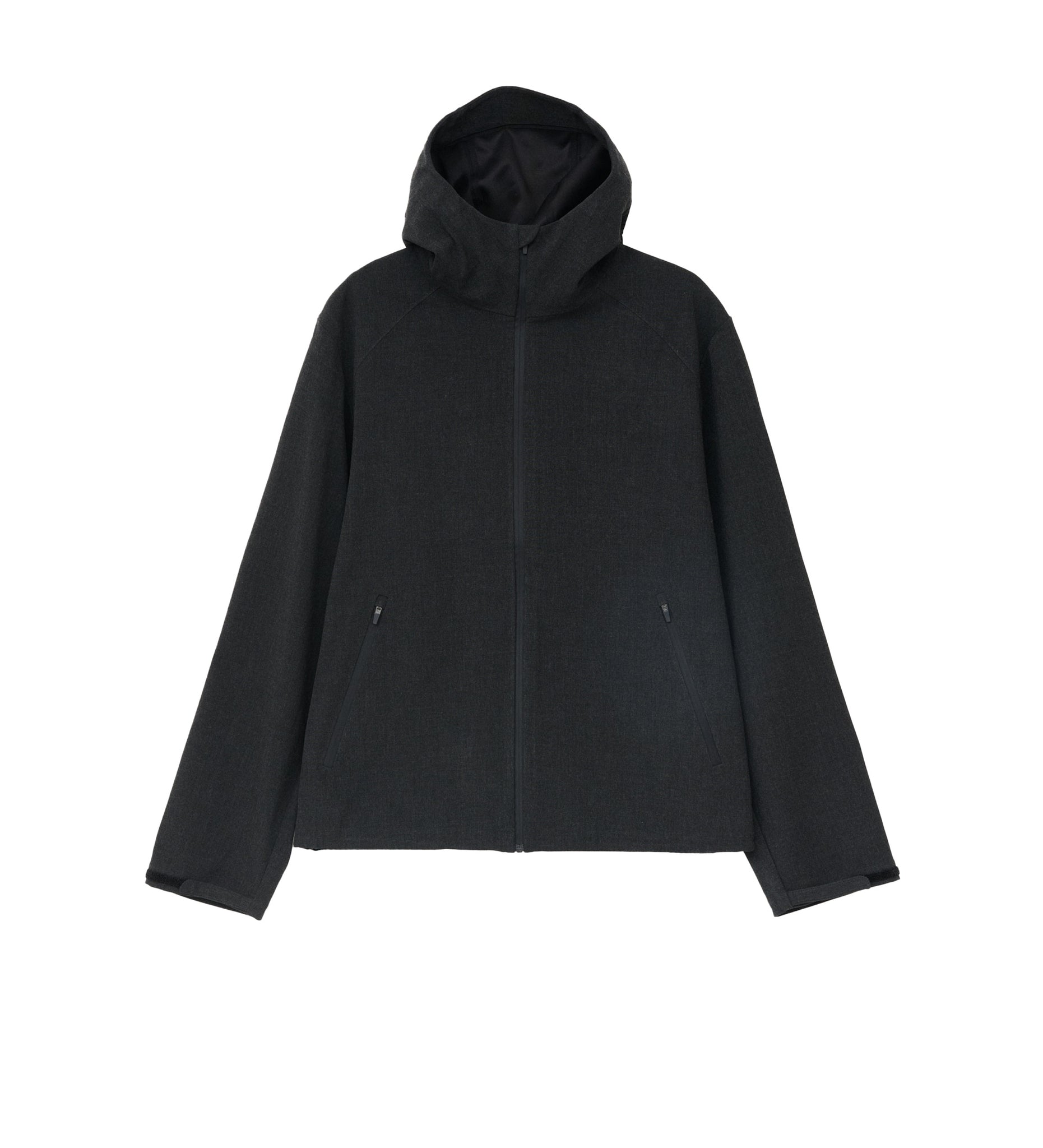 Hiking Patrol Waypoint Texture Hooded Jacket
