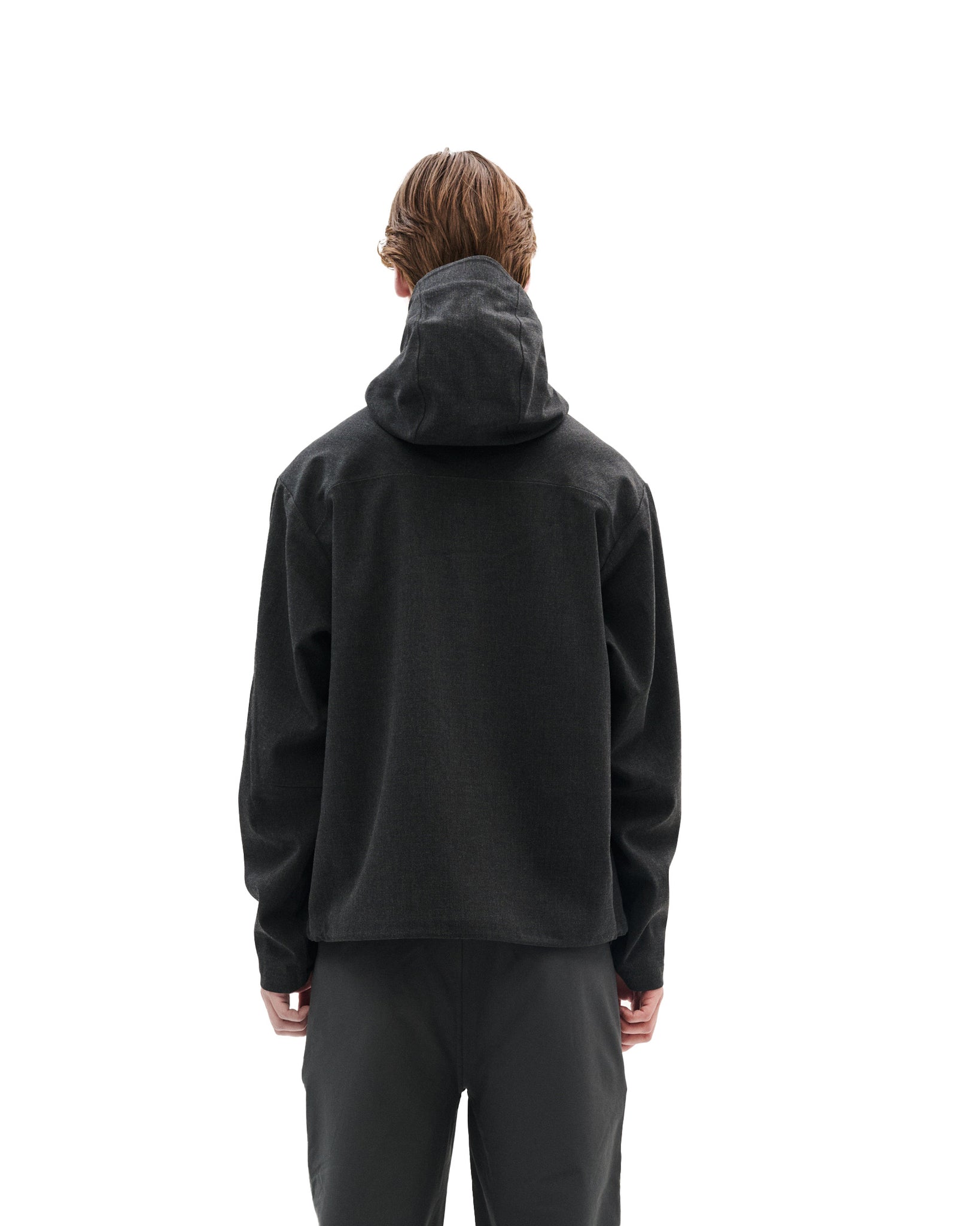 Hiking Patrol Waypoint Texture Hooded Jacket