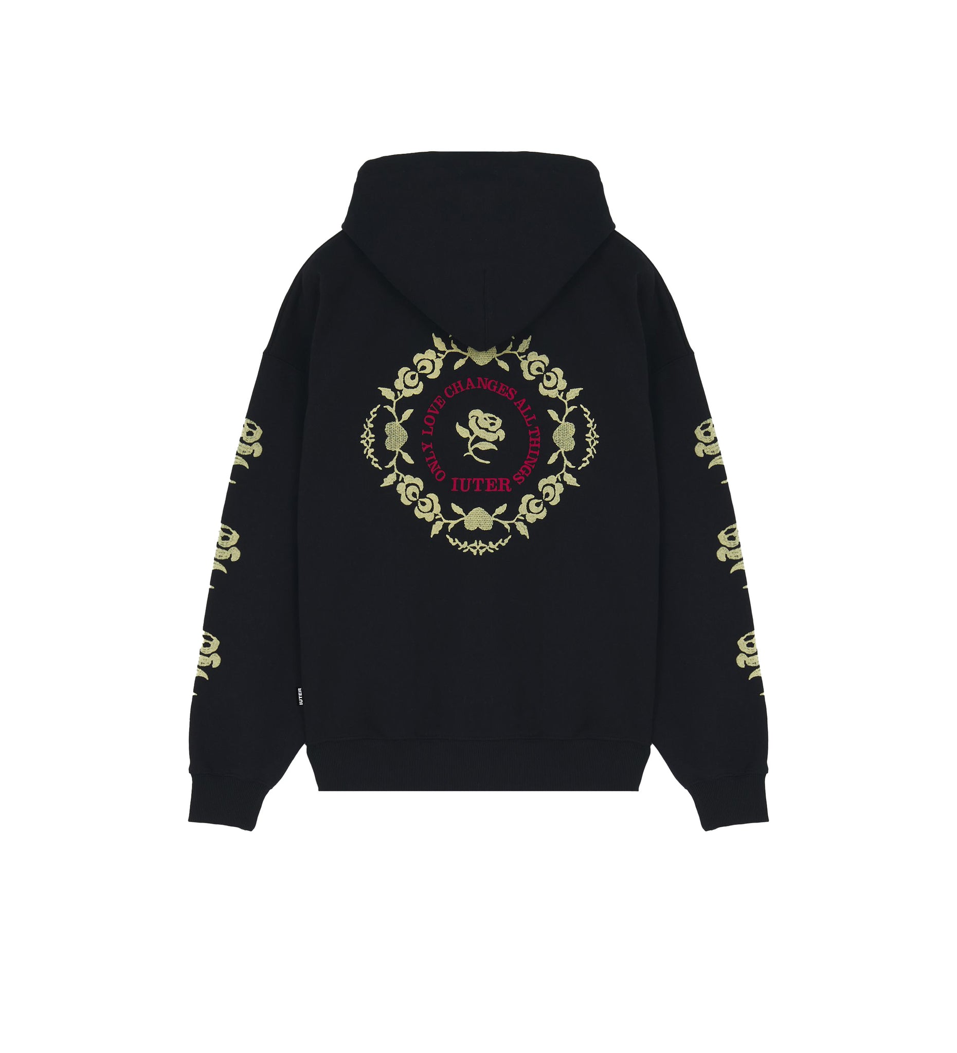 Iuter Floral Zip Hoodie