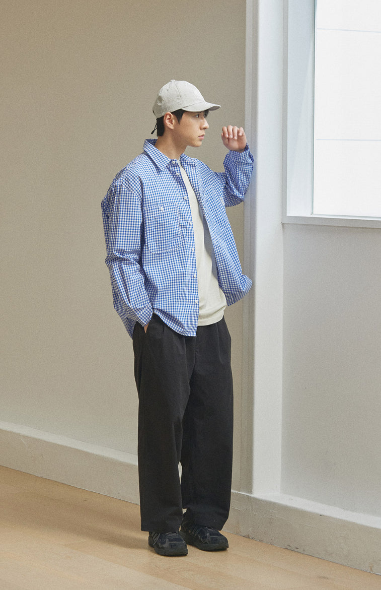 Kappy Design Two Tuck Wide Pants