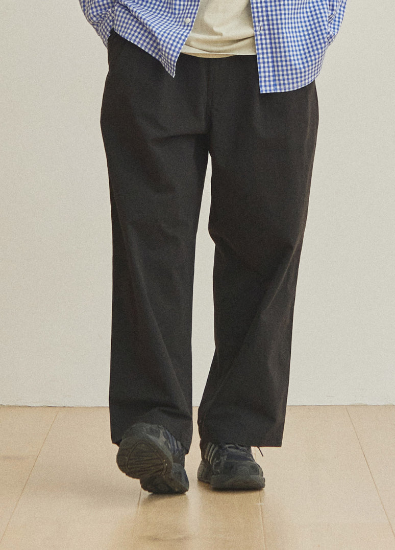 Kappy Design Two Tuck Wide Pants