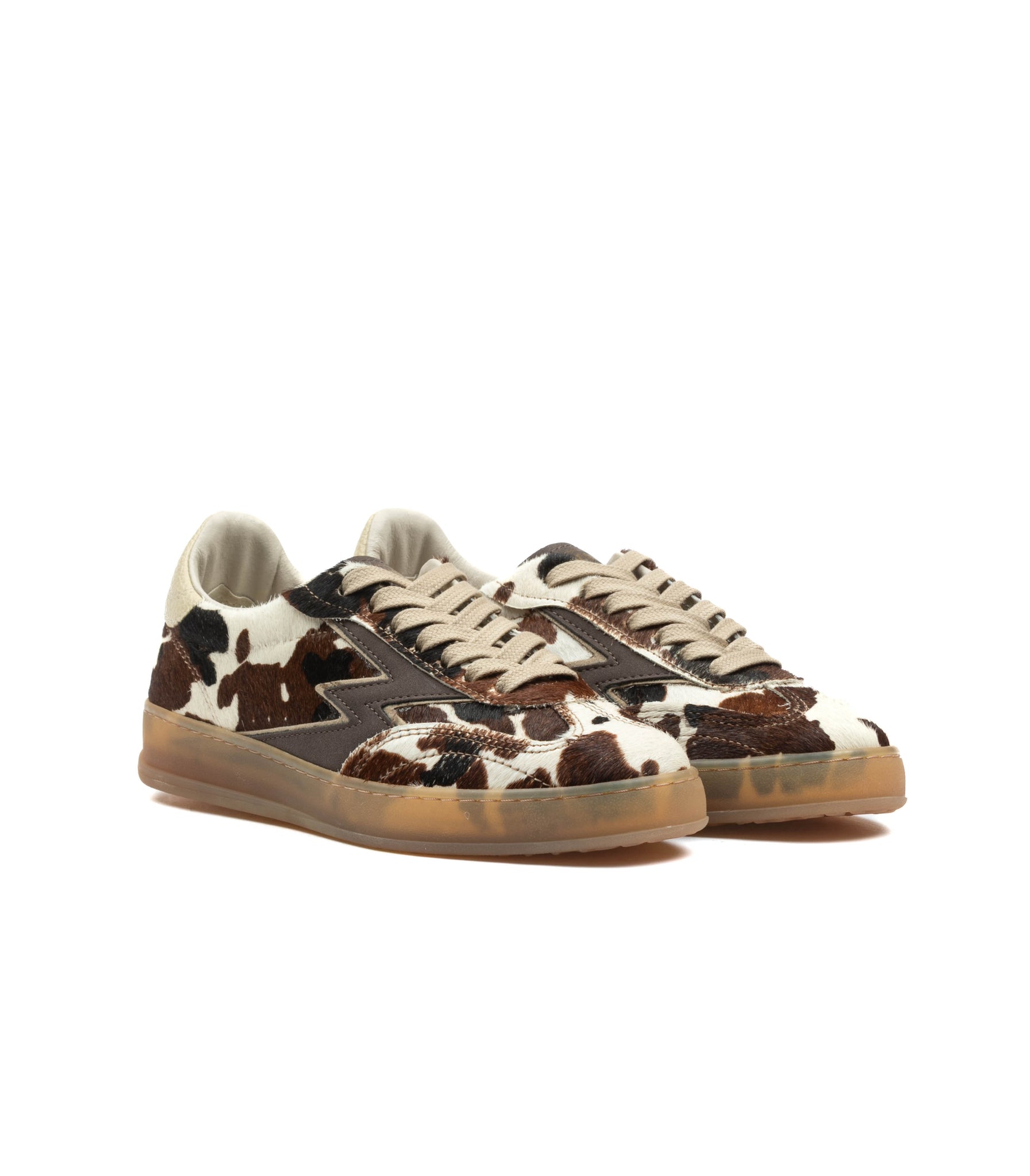 Moaconcept Club Cow Print Jorsy Brown Mucca Sintetica Donna