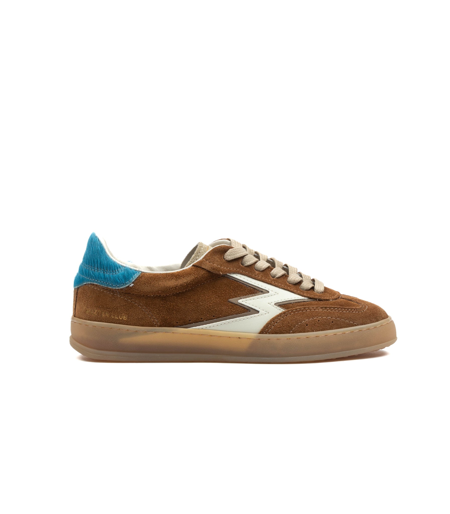 Moaconcept Club Cognac Electric Blu Cavallino Sintetico Donna