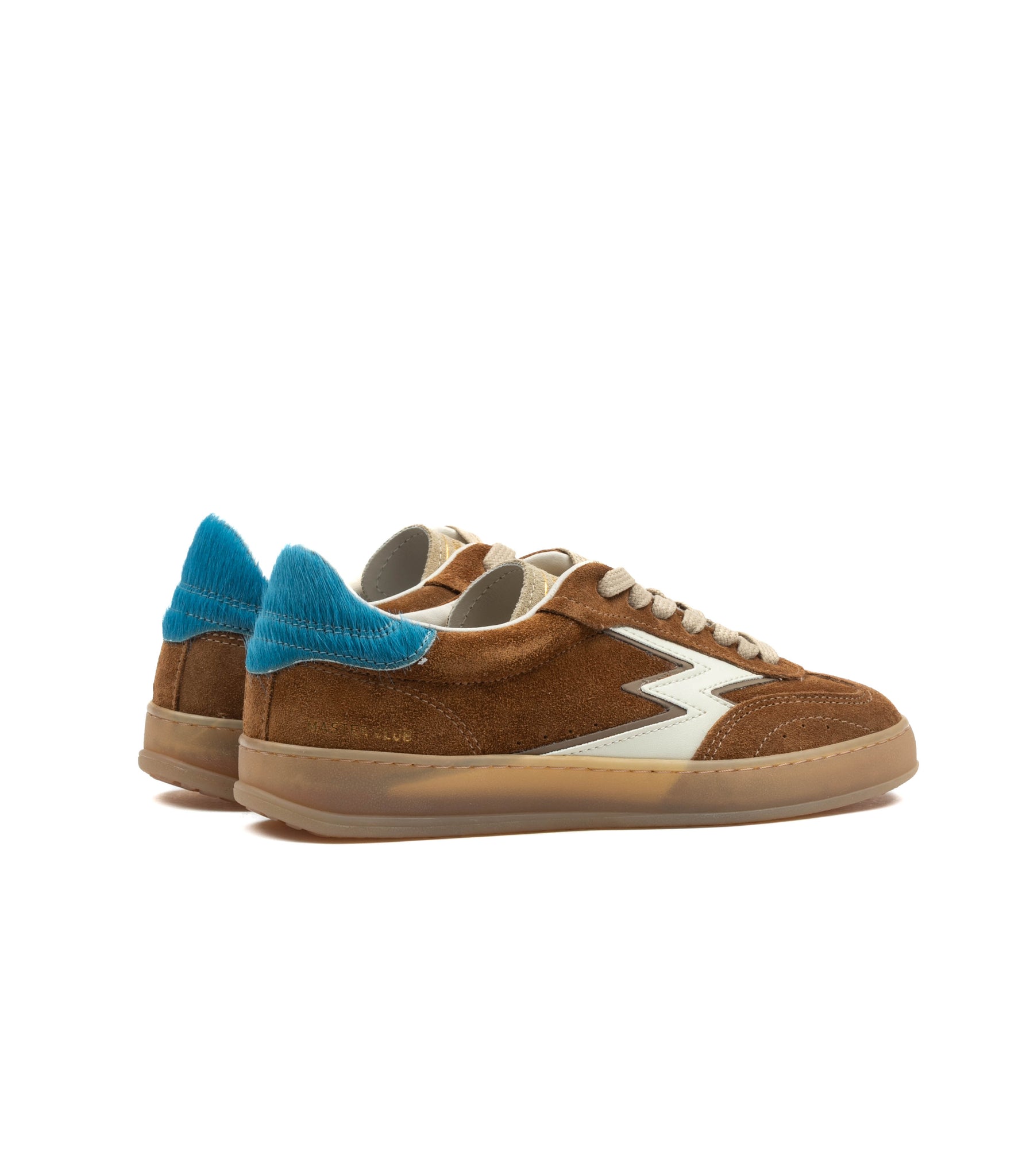 Moaconcept Club Cognac Electric Blu Cavallino Sintetico Donna