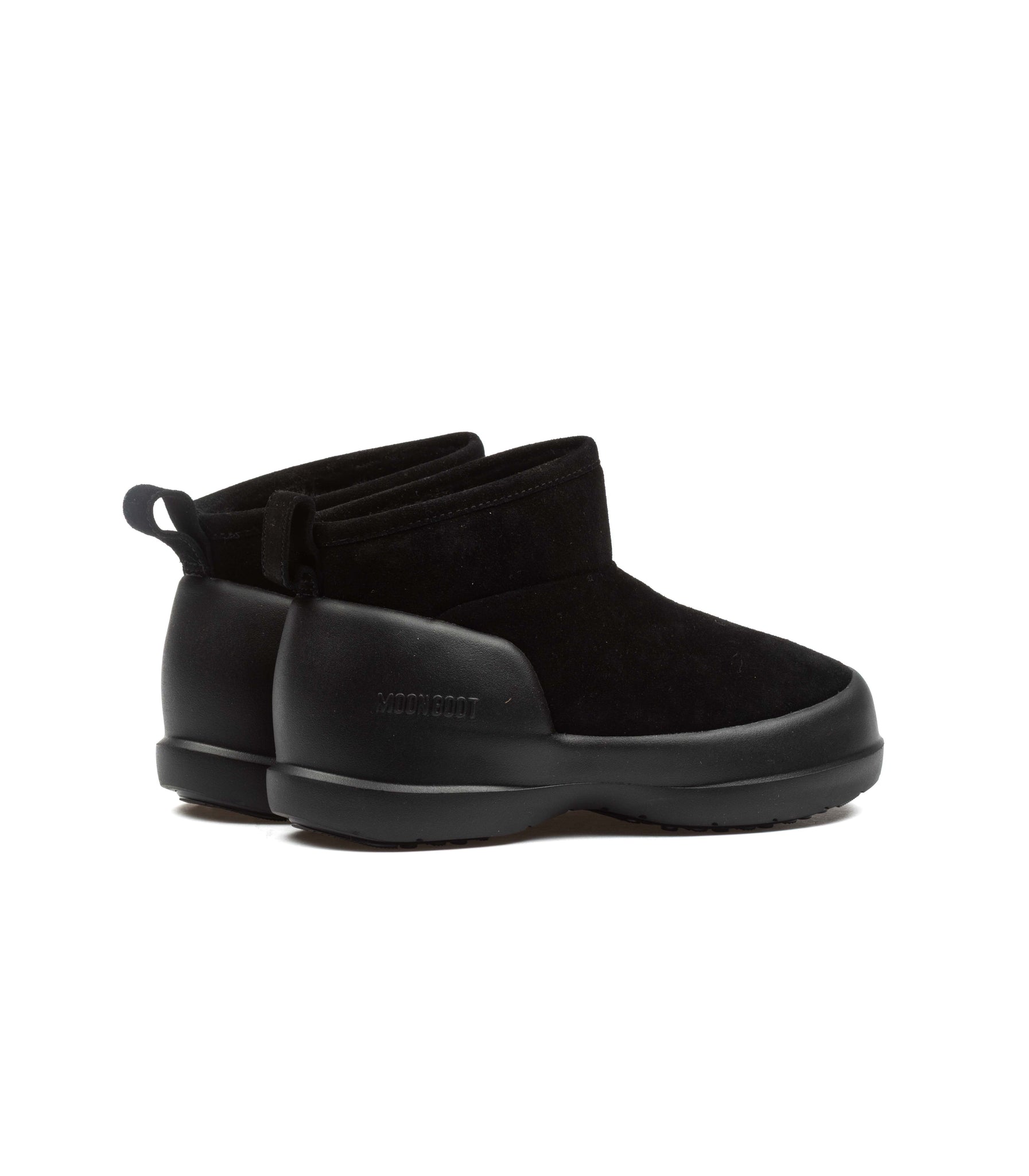 Moon Boot Mezzaluna Low Boot Suede Black Donna