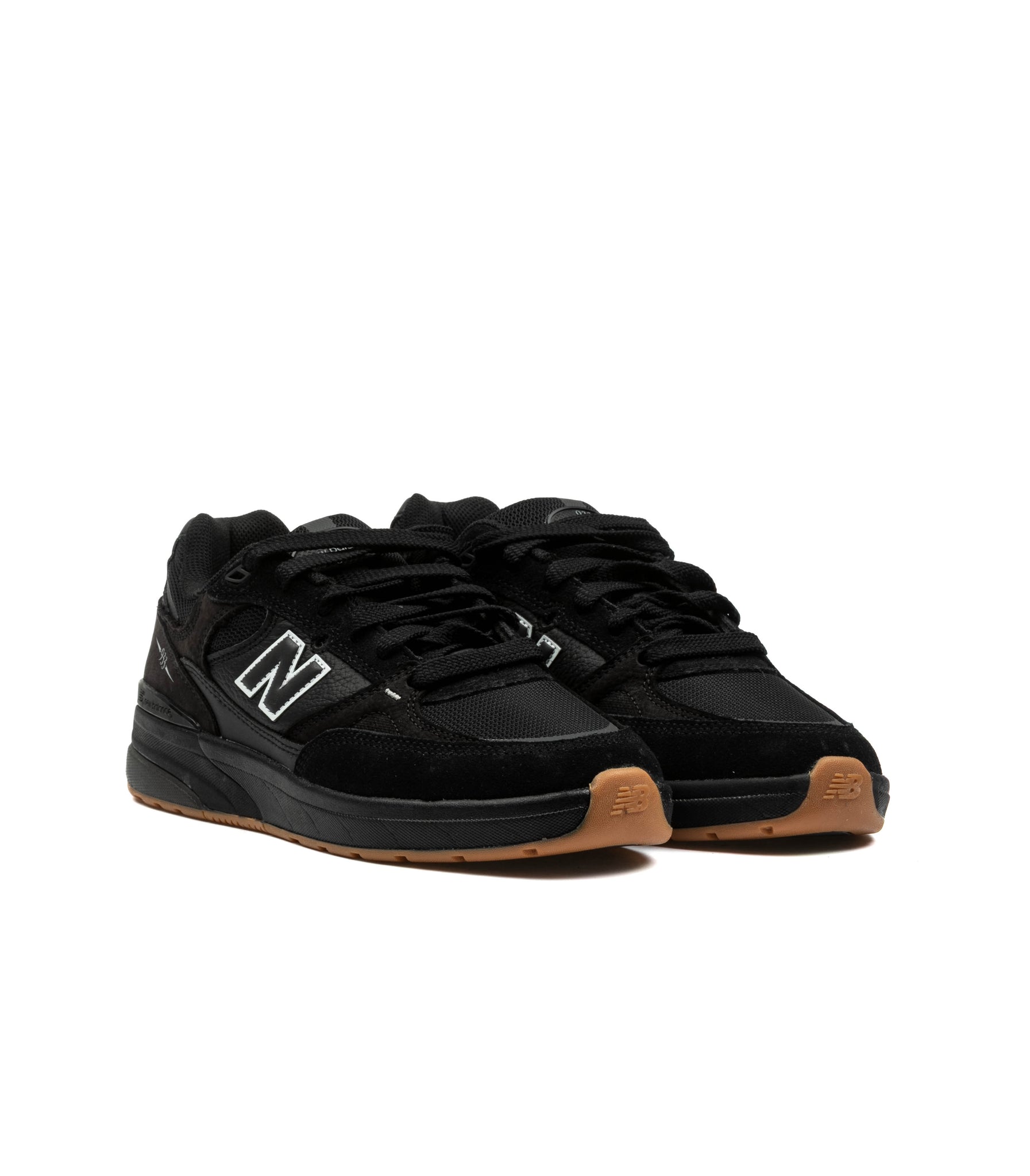 New Balance M 933 Black Suede Mesh