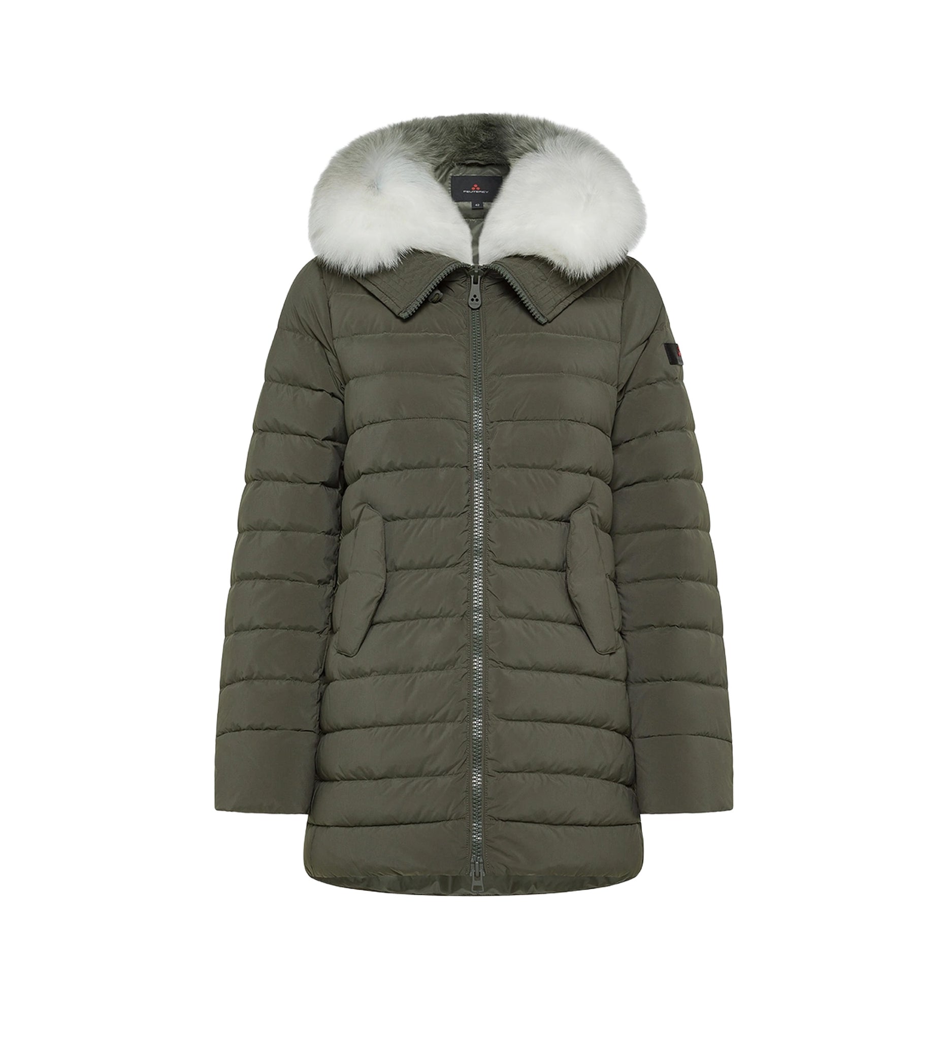 Peuterey Piumini Itoka Pelliccia Donna Verde