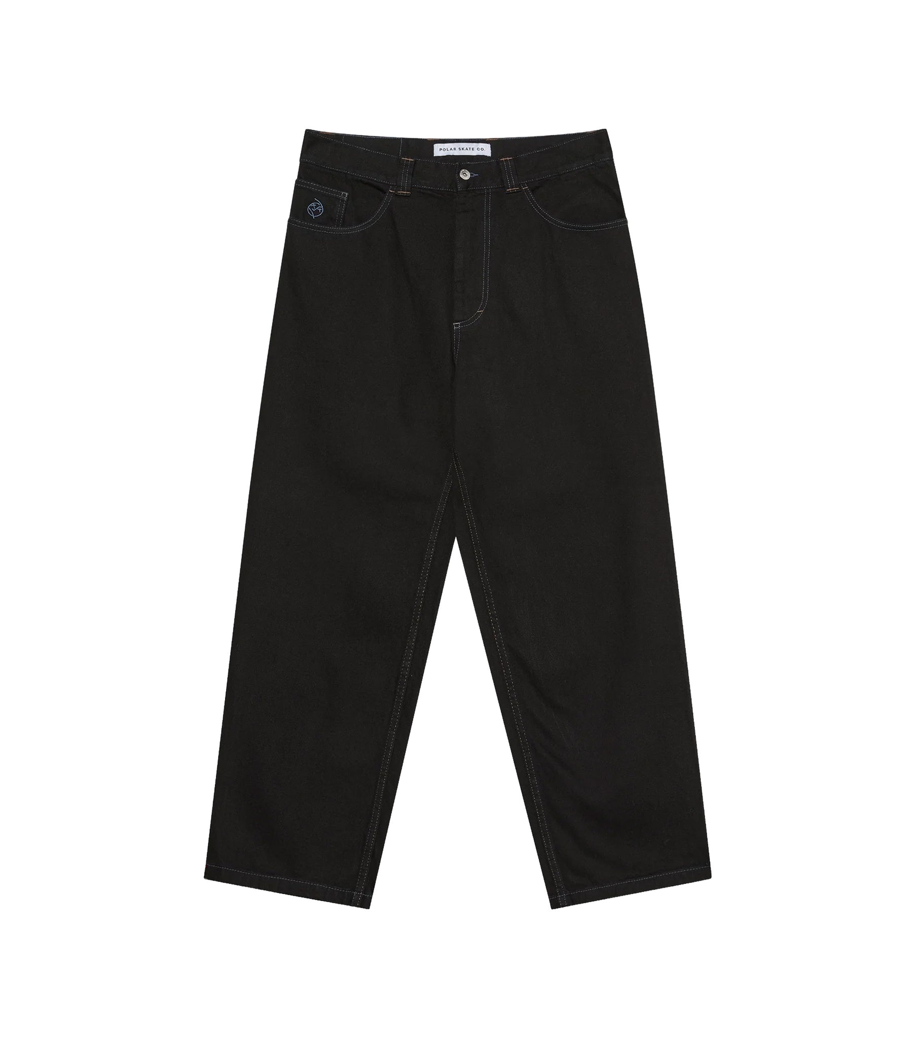 Polar Skate Co. Big Boy Jeans Black Blue Stitching