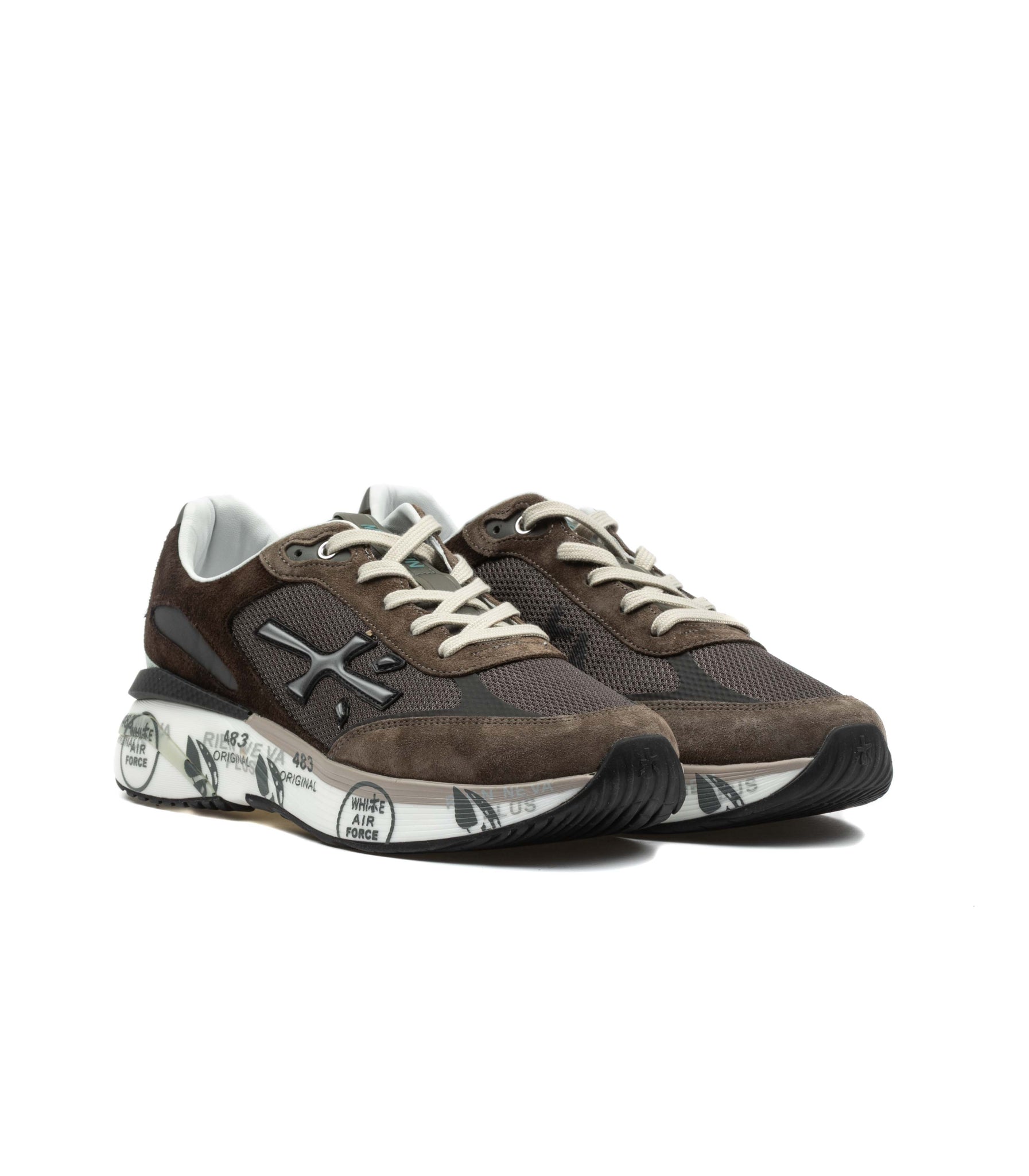 Premiata 6446 Moerun Uomo Marrone