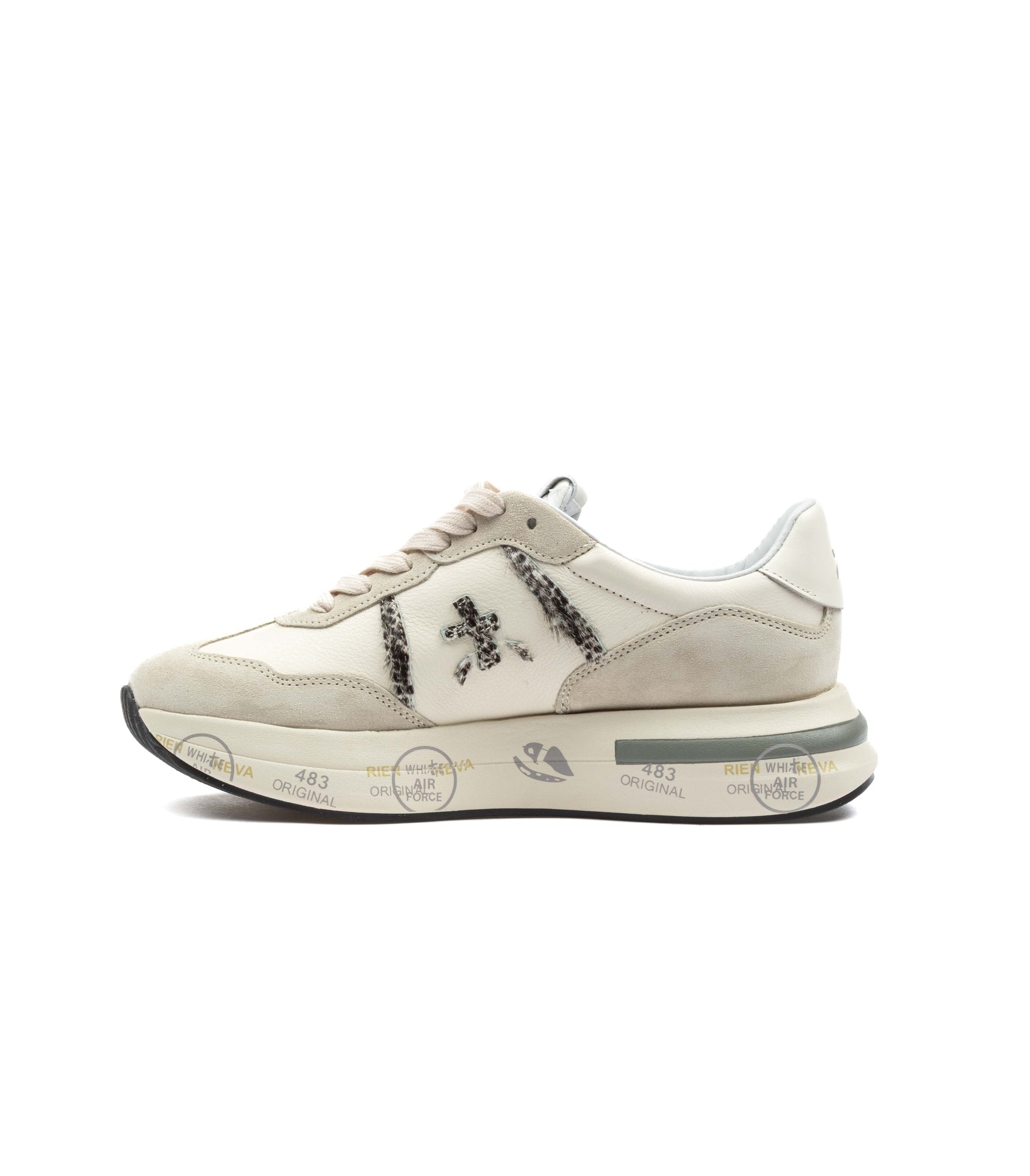Premiata Cassie 7682 Pelle Latte Donna