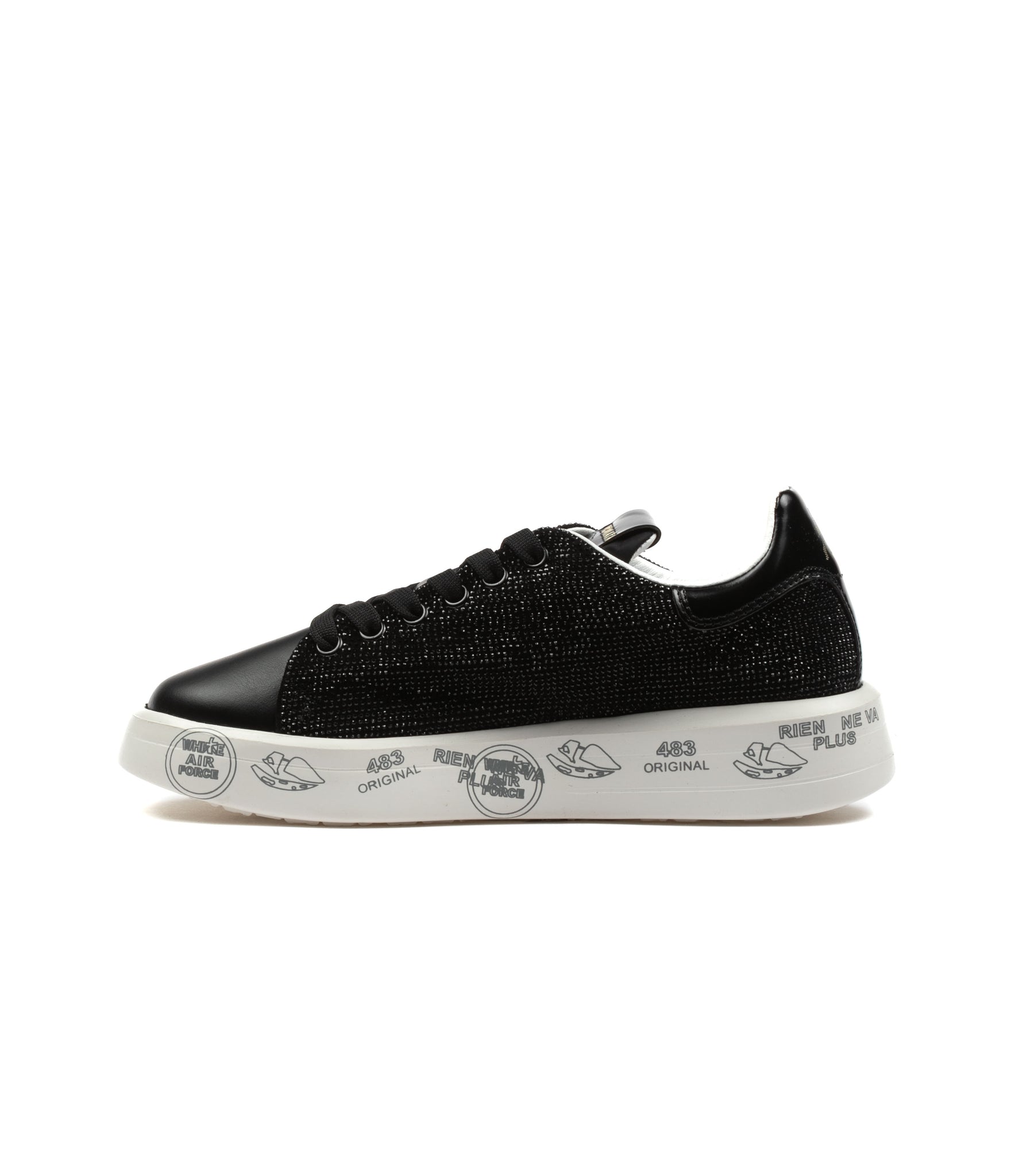 Premiata Belle 7813 Nero Puntinata Swaroski Donna