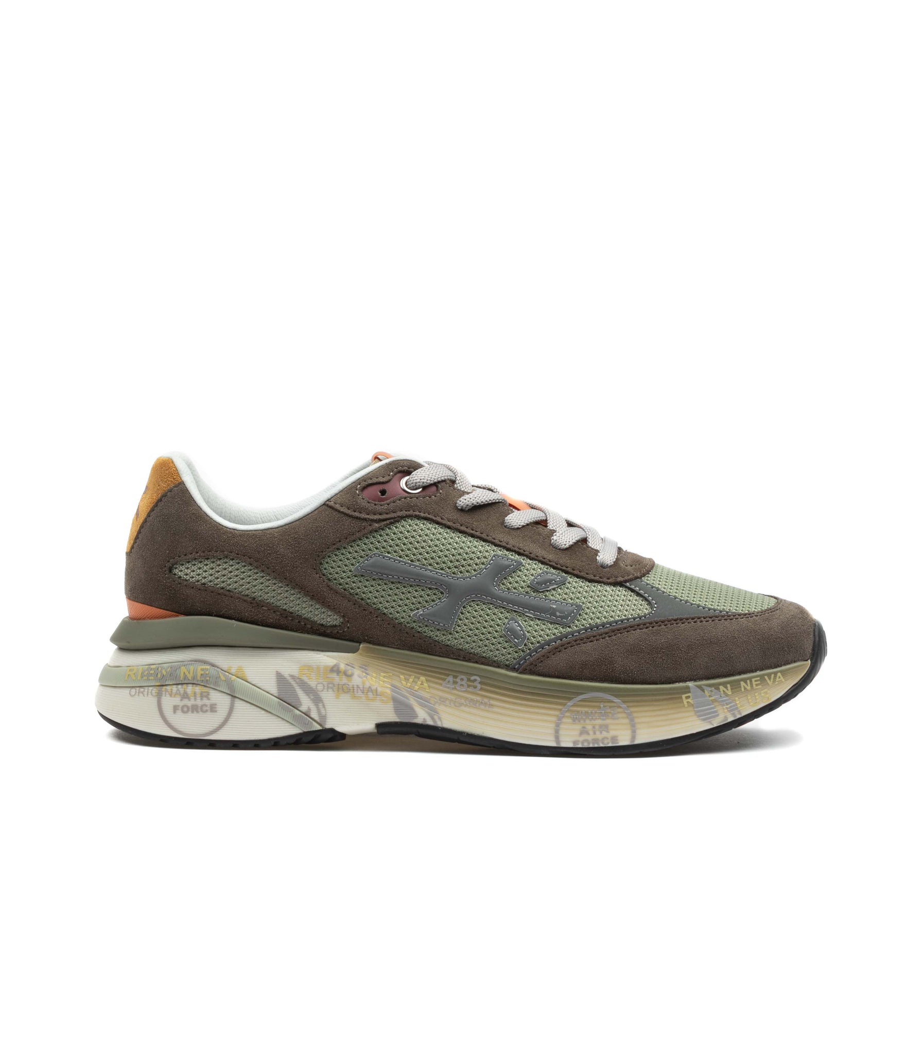 Premiata 7871 Moe Run  Uomo Grigio Marrone