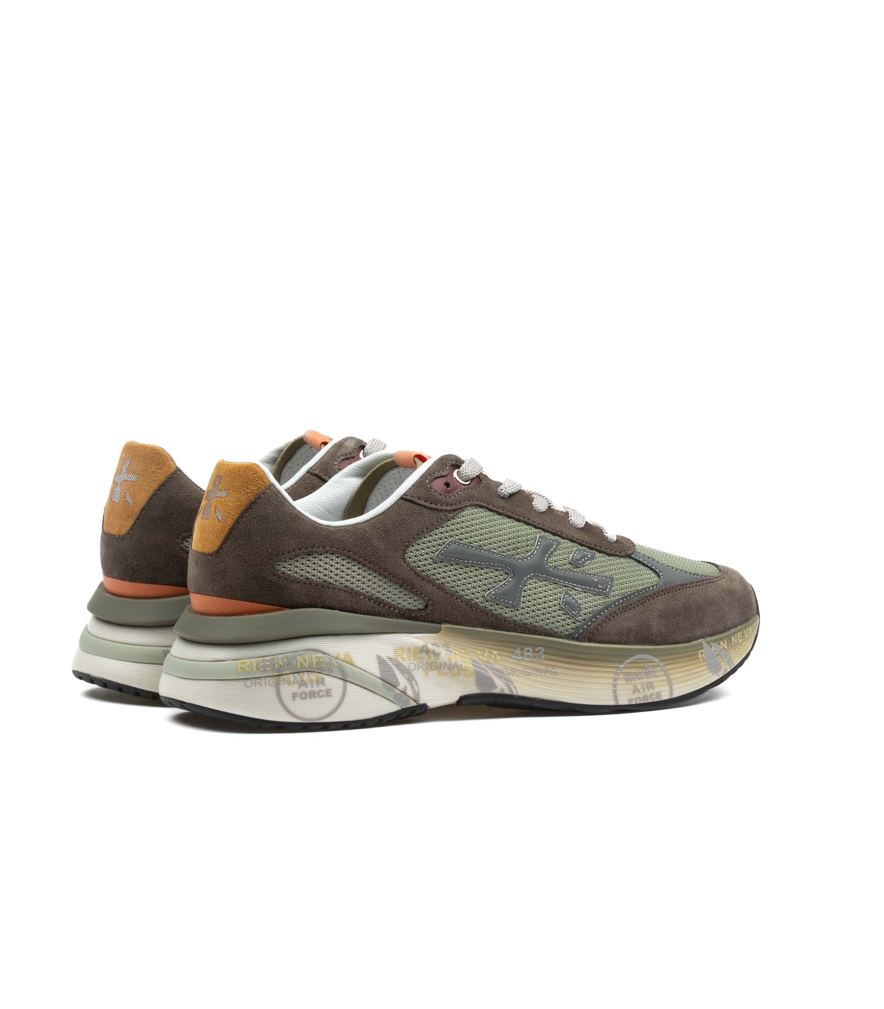 Premiata 7871 Moe Run  Uomo Grigio Marrone