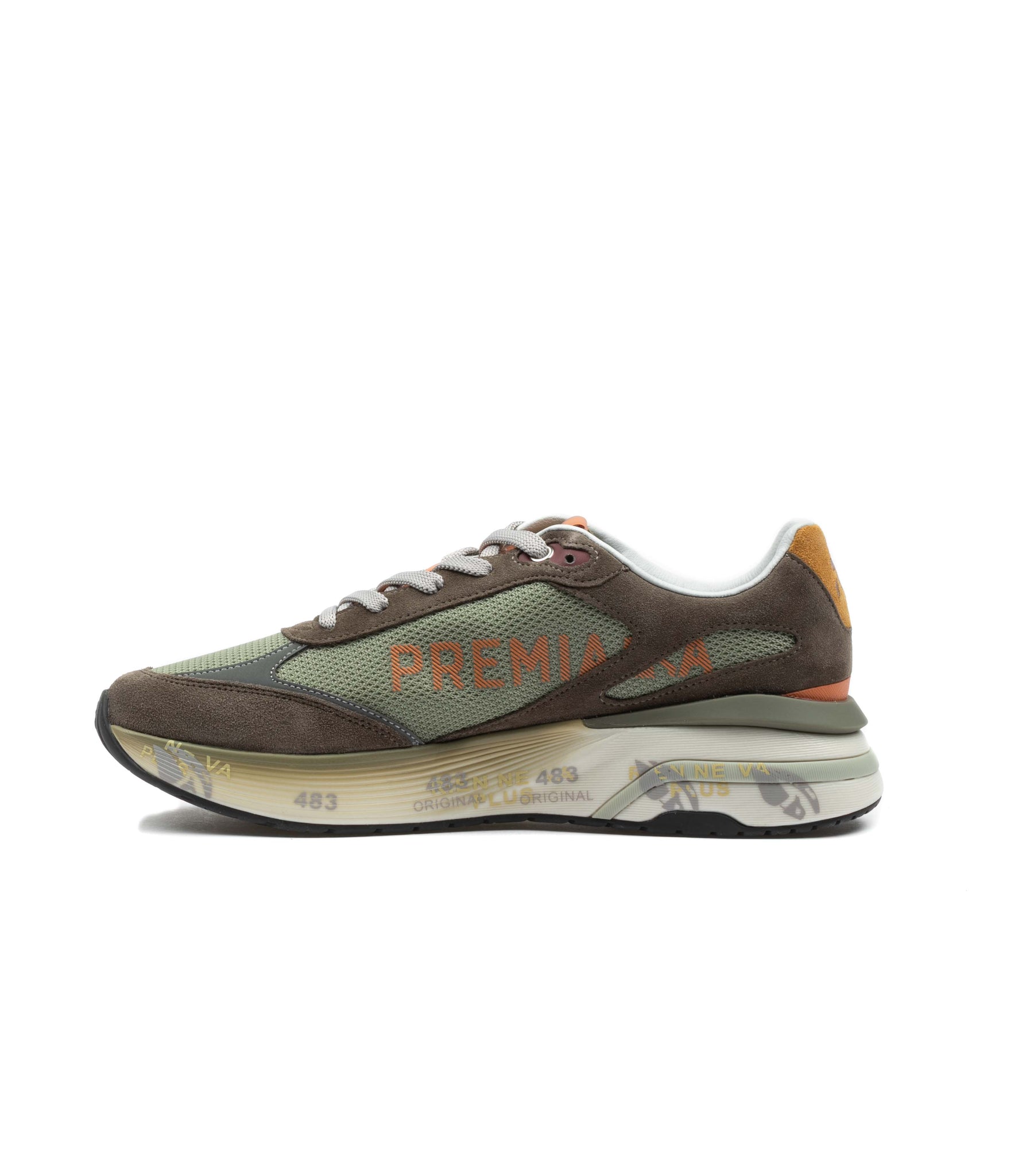 Premiata 7871 Moe Run  Uomo Grigio Marrone