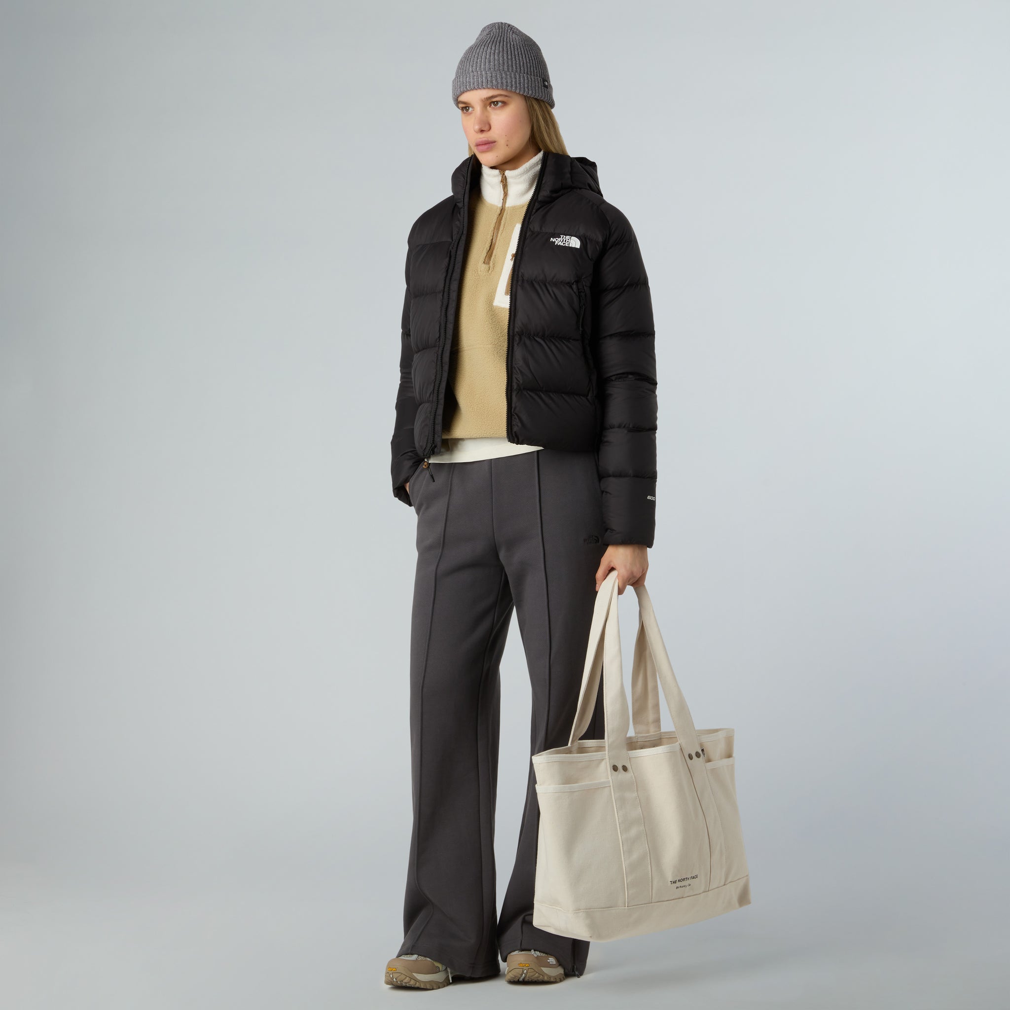 The North Face W Hyalite Down Hoodie Black Donna