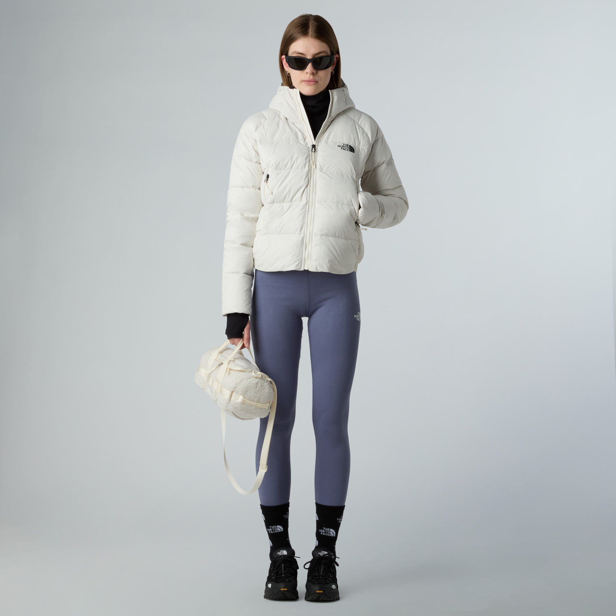 The North Face W Hyalite Down Hoodie White Donna