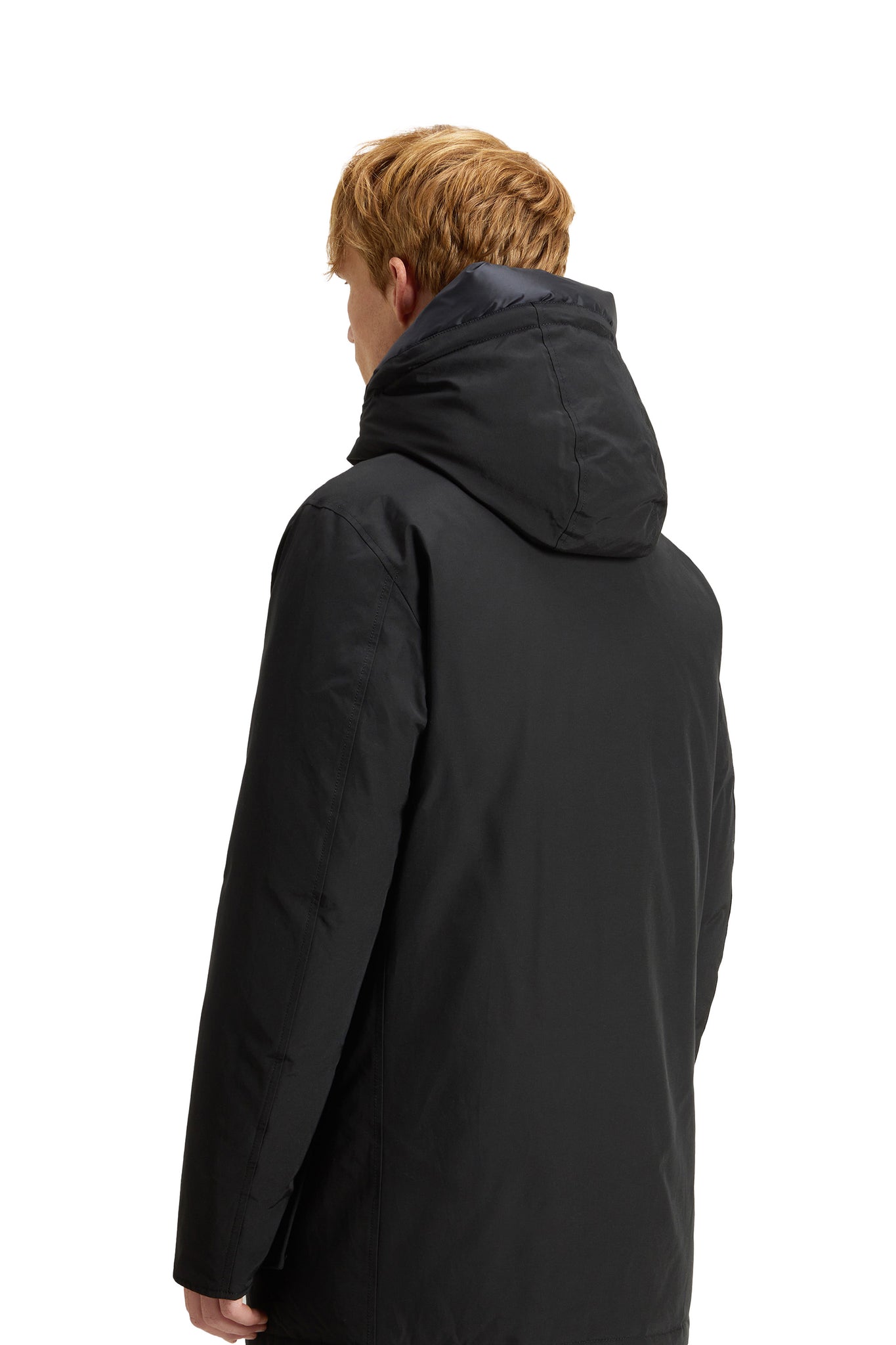Woolrich Arctic Parka In Ramar Cloth Nero