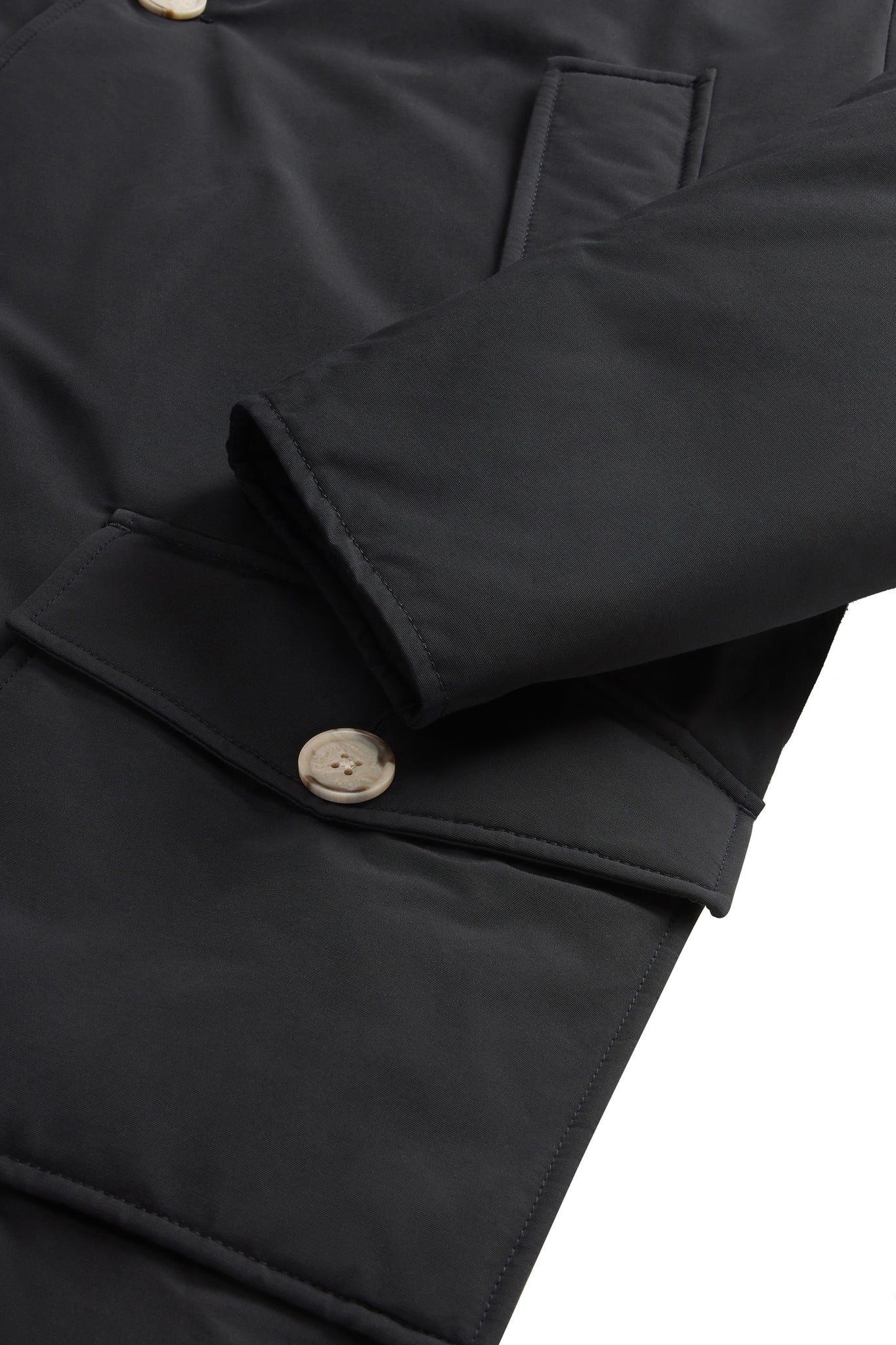 Woolrich Arctic Parka In Ramar Cloth Nero