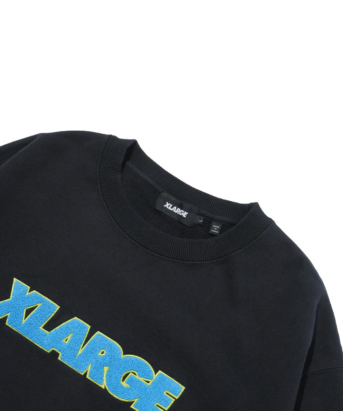 Xlarge Standard Logo Crewneck Sweatshirt Nero
