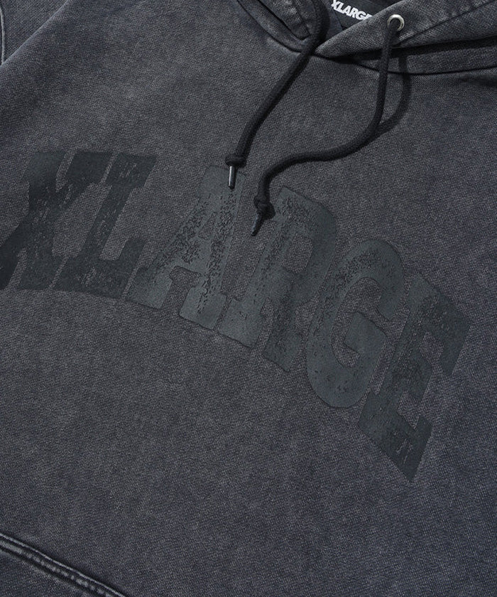 Xlarge Dyed Collage Logo Hoodie Nero