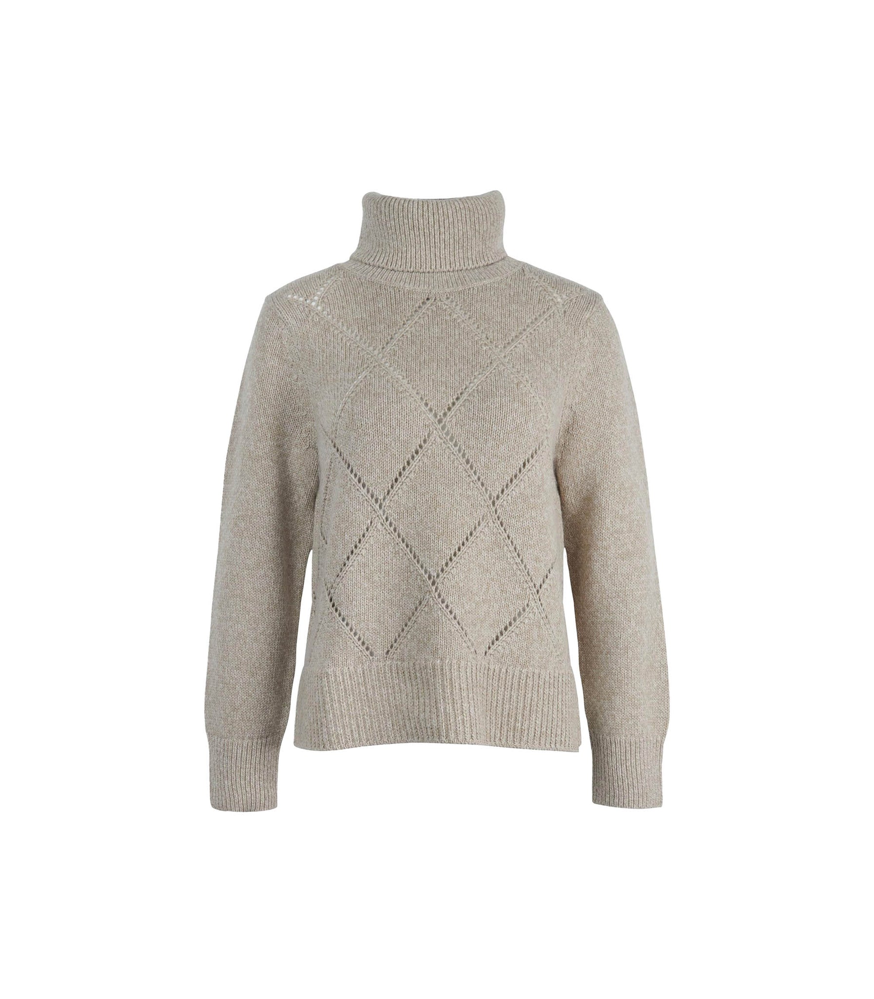 Barbour Laverne Knit Beige Women's Sweater