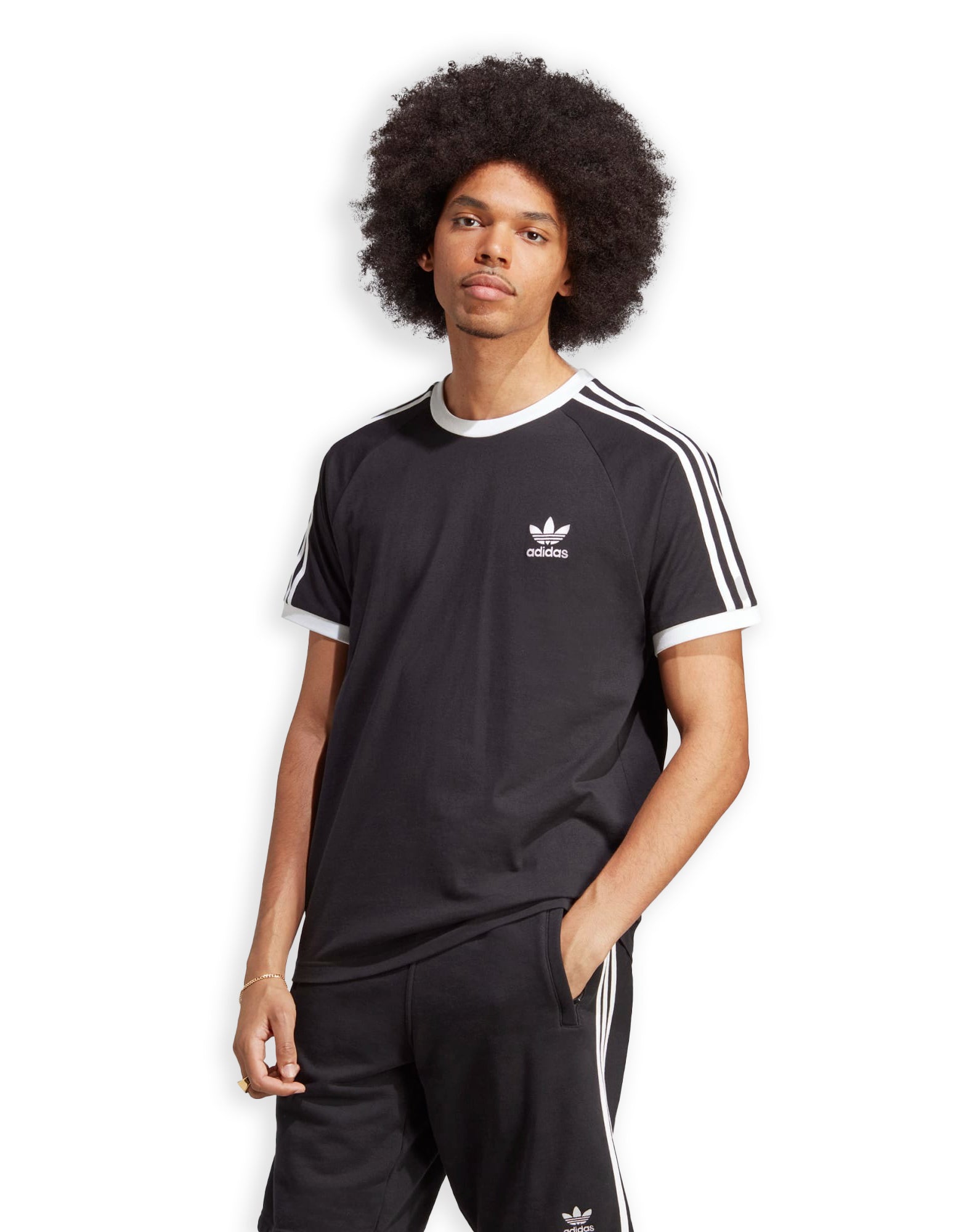 Adidas 3-Stripes Tee Black T-Shirt