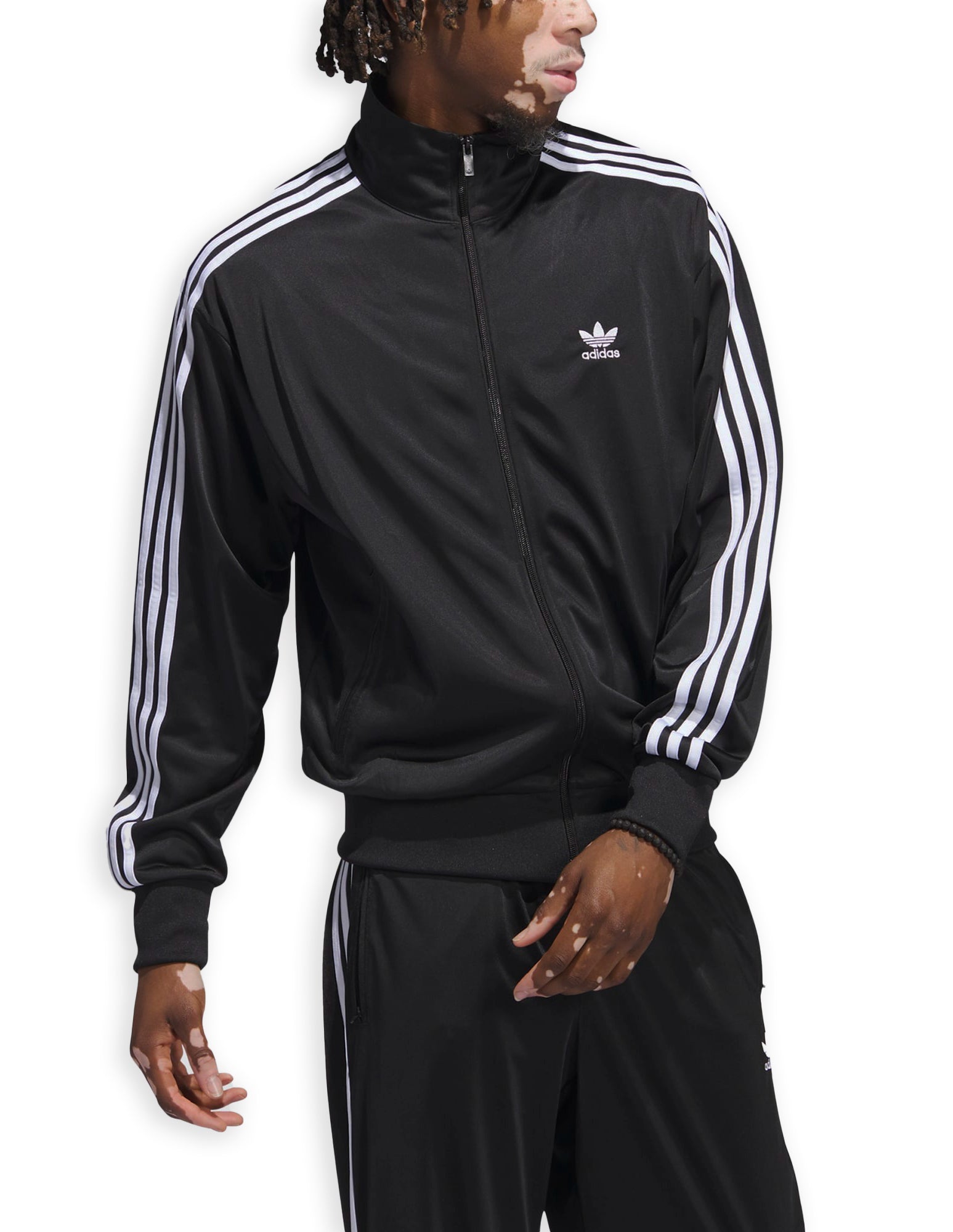 Adidas Fbird Tt Black White Men's Zip Sweatshirt