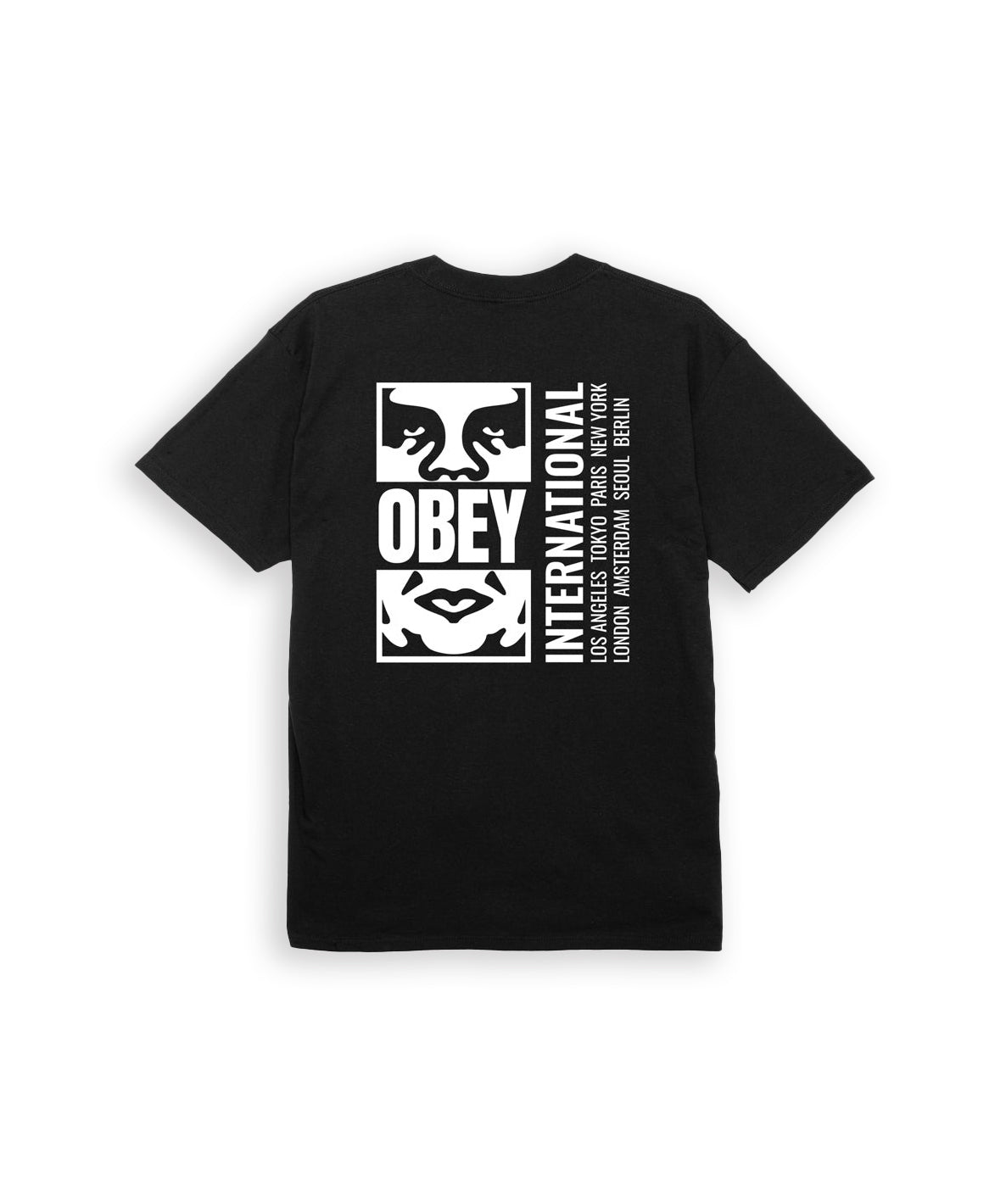 Obey Icon Split Black T-Shirt
