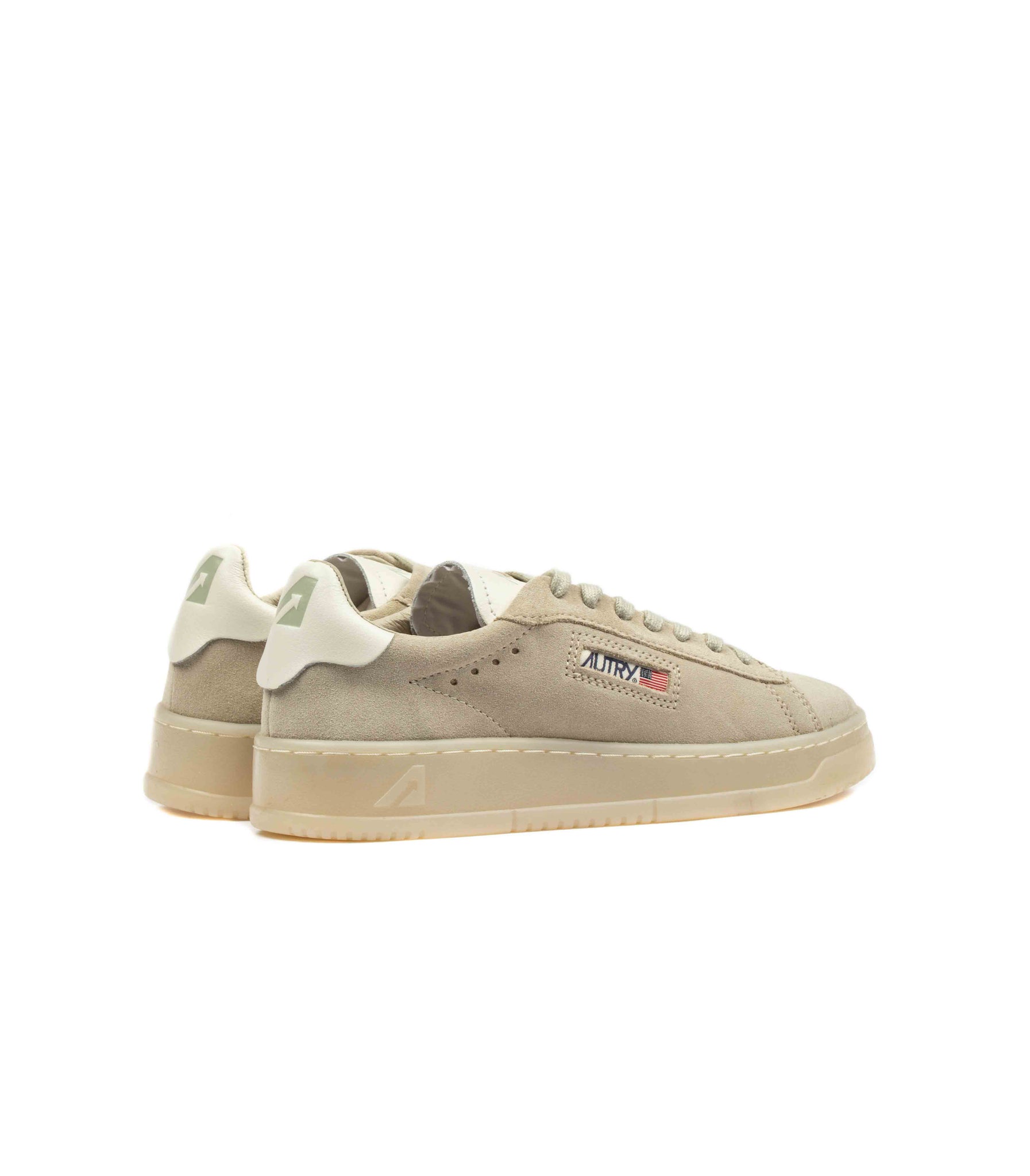 Autry Dallas Low Wom Suede Beige Donna