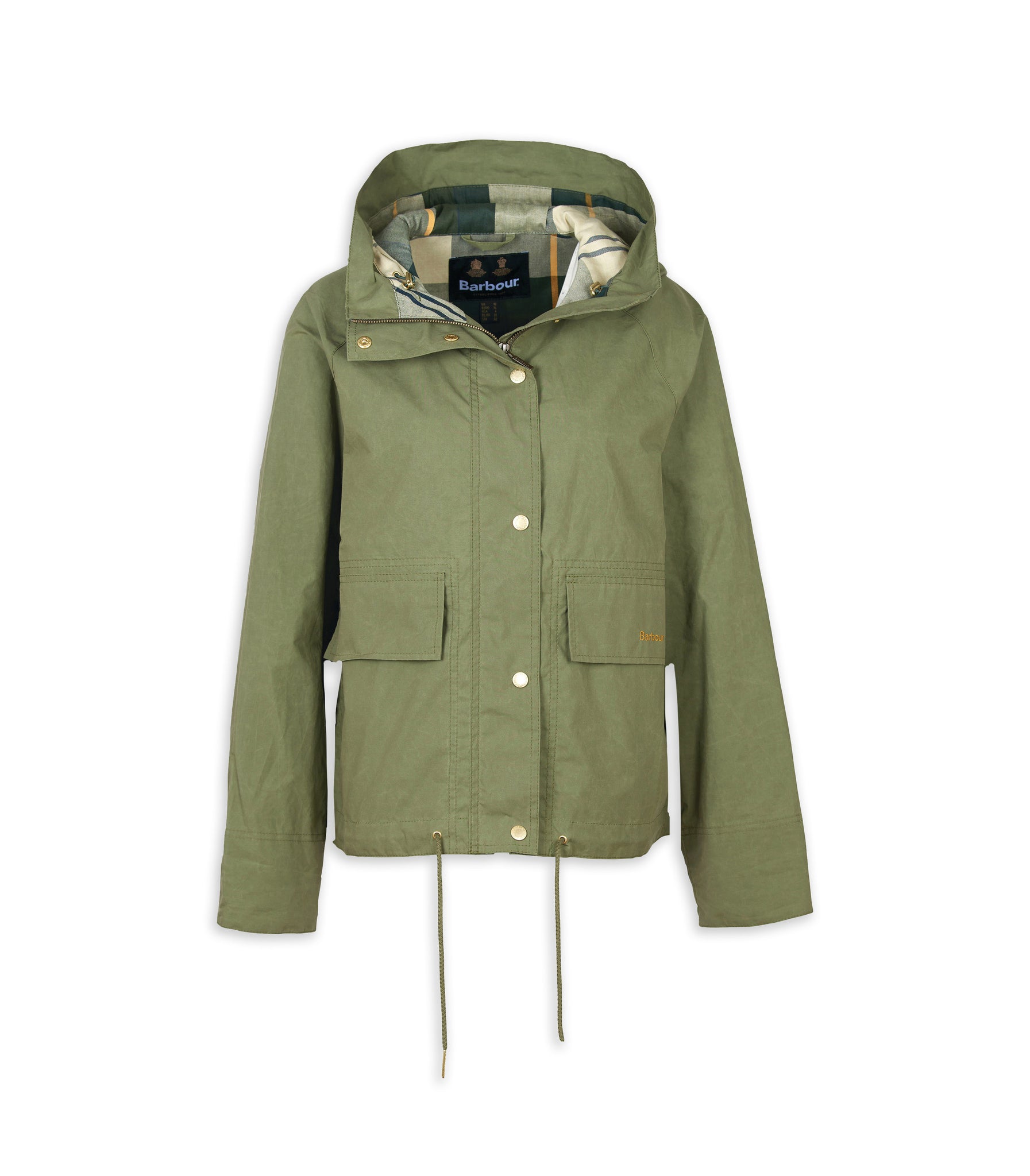 Barbour Giacca Nith Showerproof Verde Salvia Donna