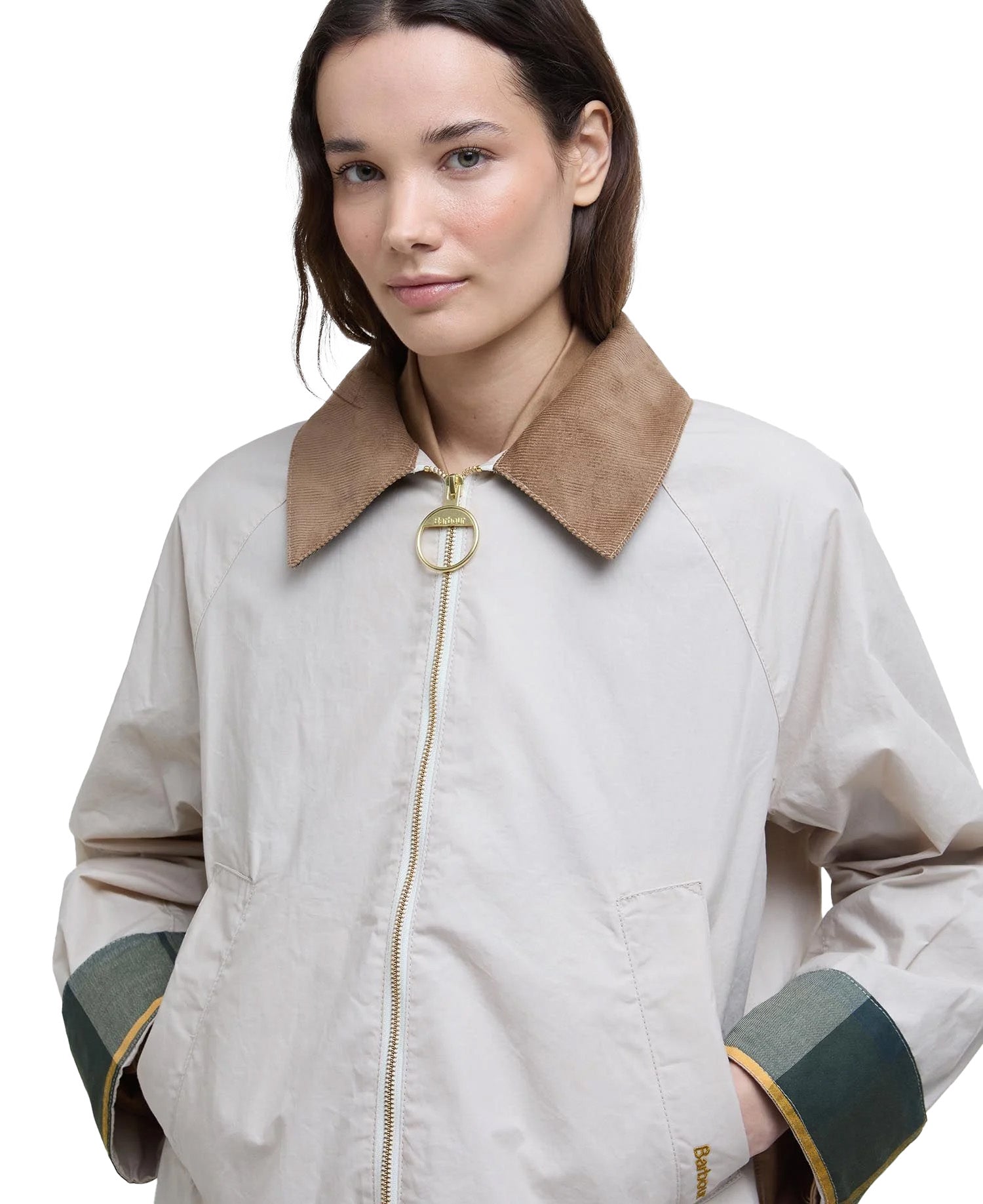 Barbour Catlin Showerproof Jacket Latte Donna