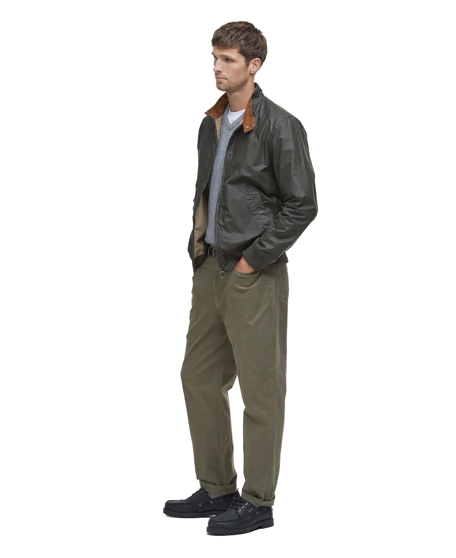 Barbour Royston Cerato Leggero Verde Oliva Uomo