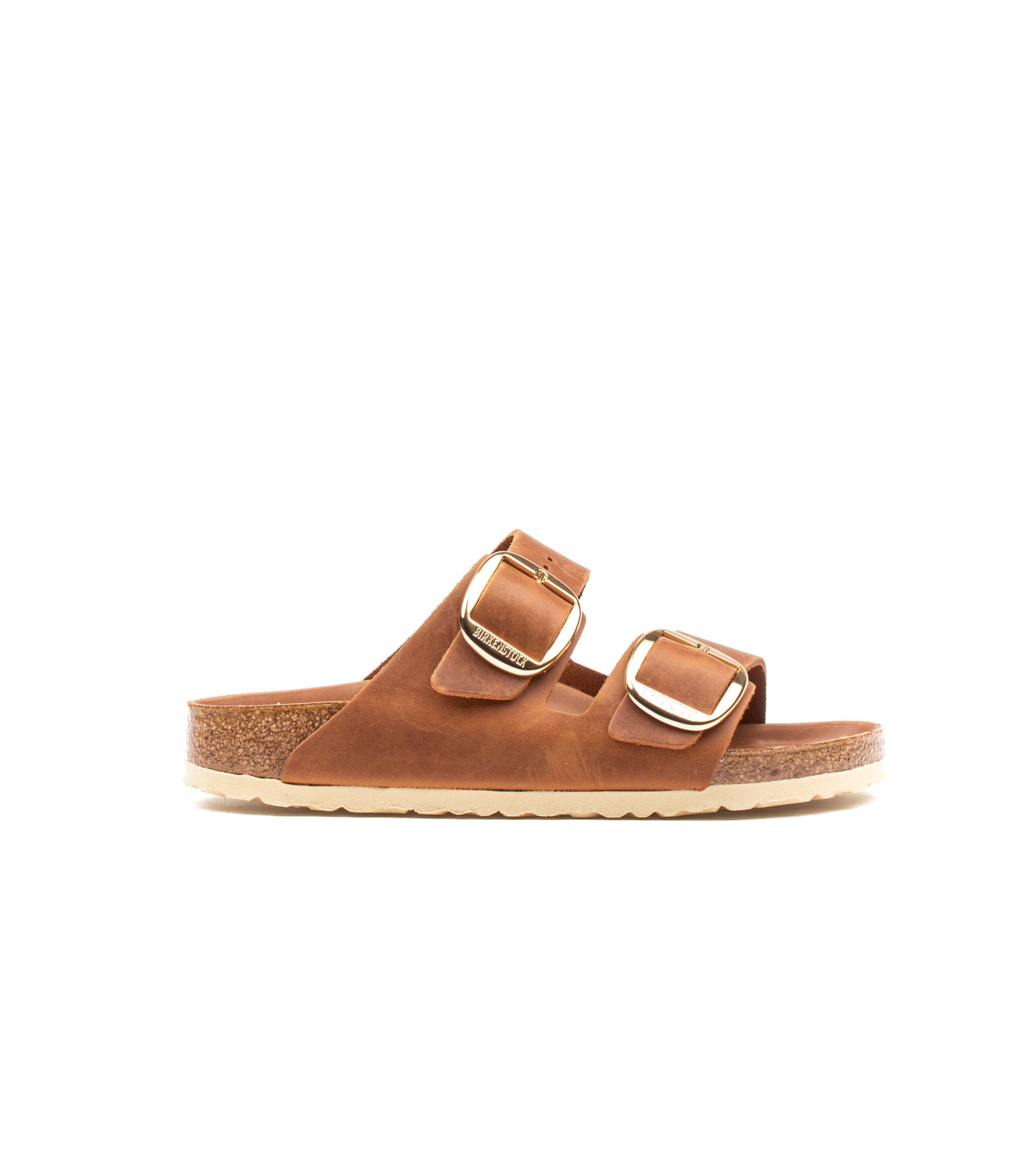 Brikenstock Arizona Big Buckle Cognac Oiled Leather