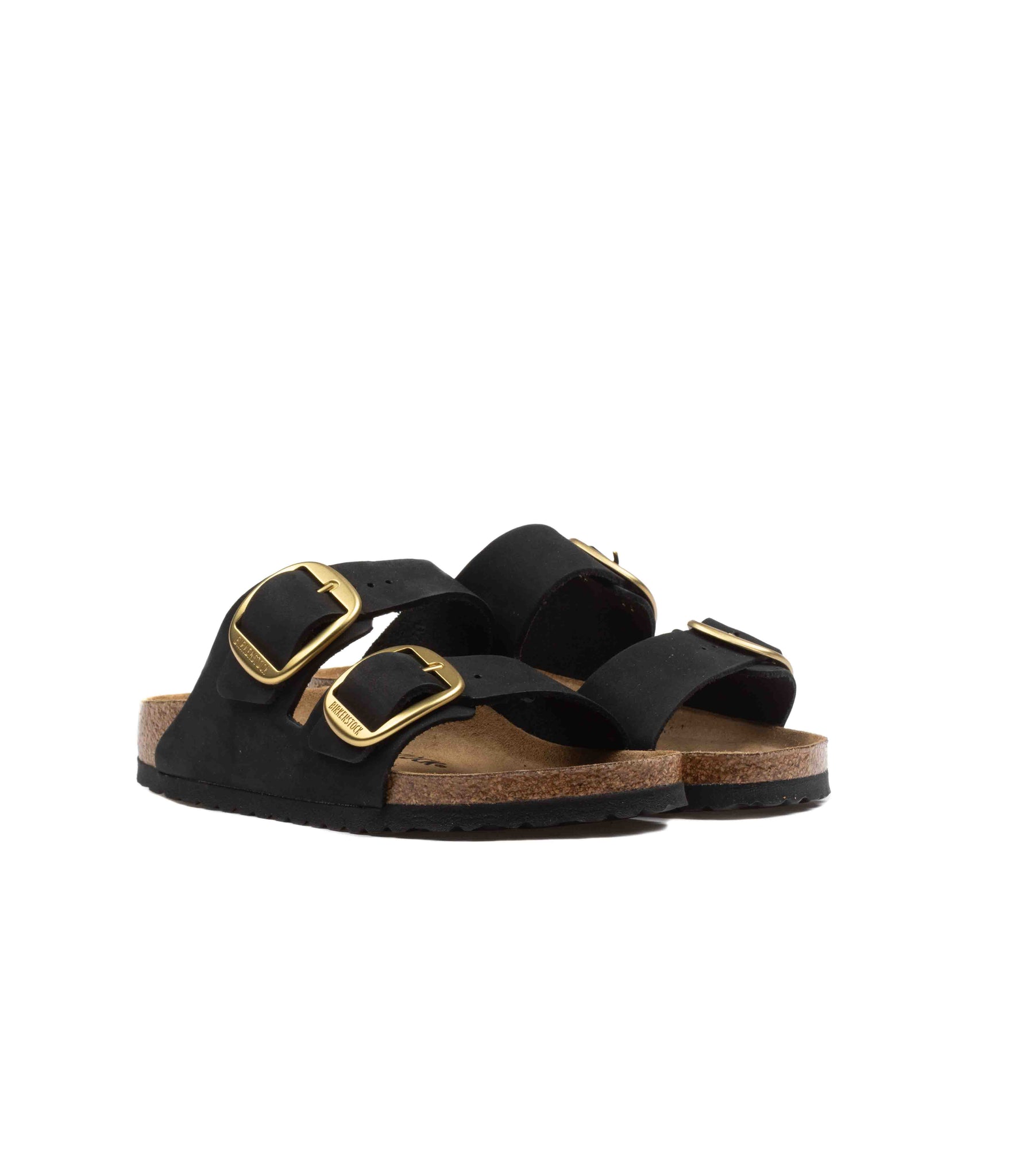 Birkenstock Arizona Big Buckle Nubuck Black Gold