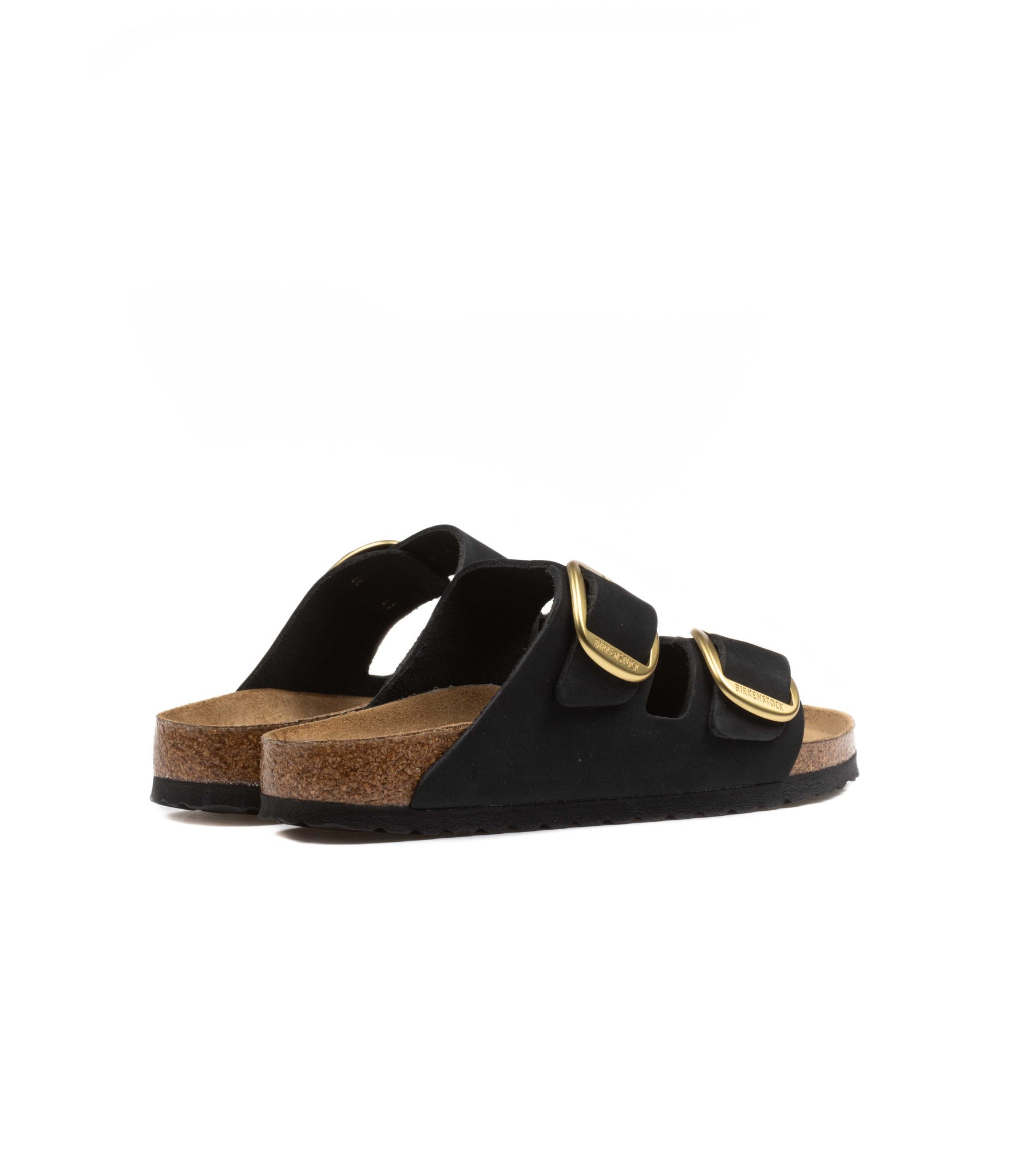 Birkenstock Arizona Big Buckle Nubuck Black Gold