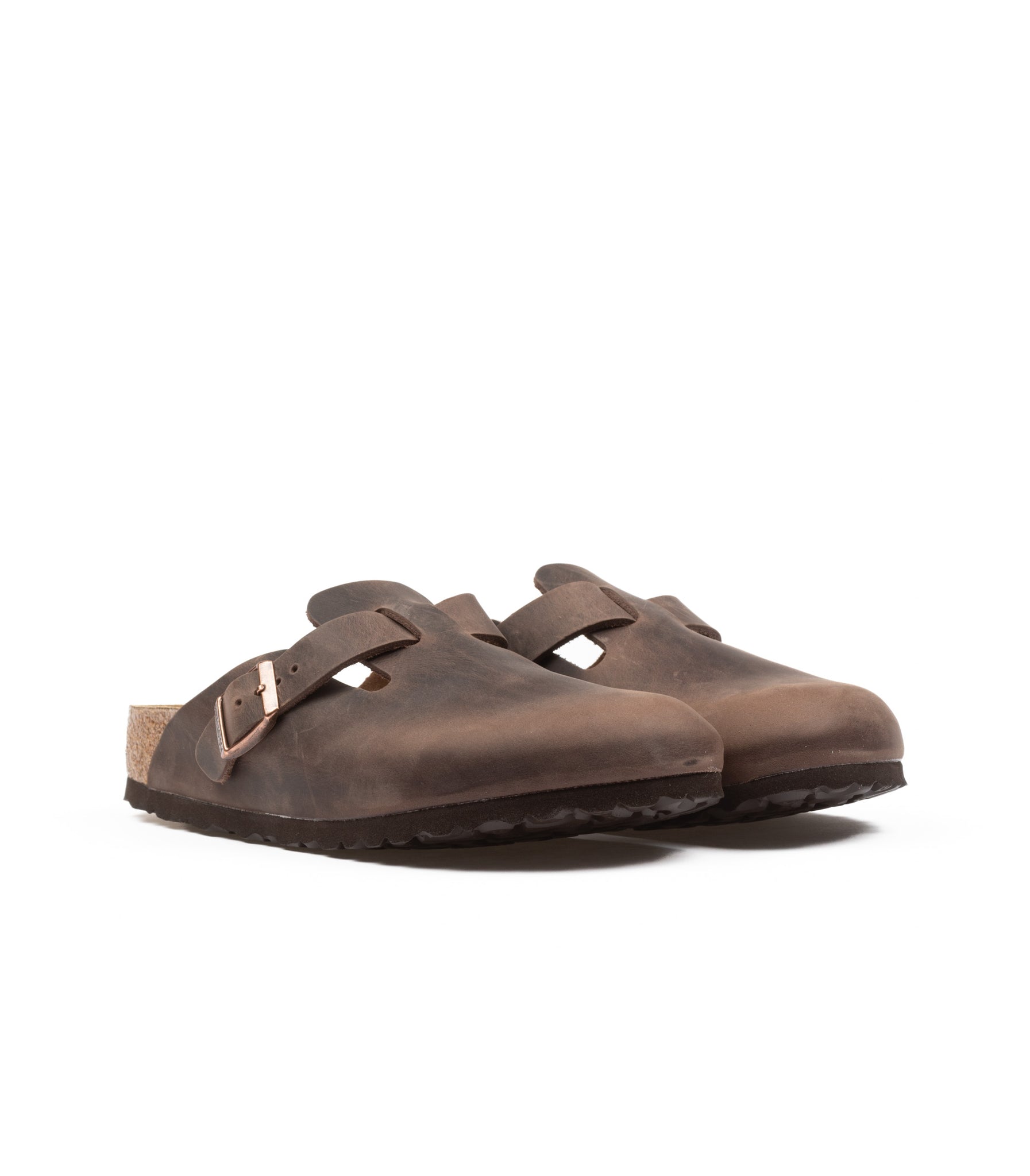 Birkenstock Boston Haban Oiled Leather Brown Unisex