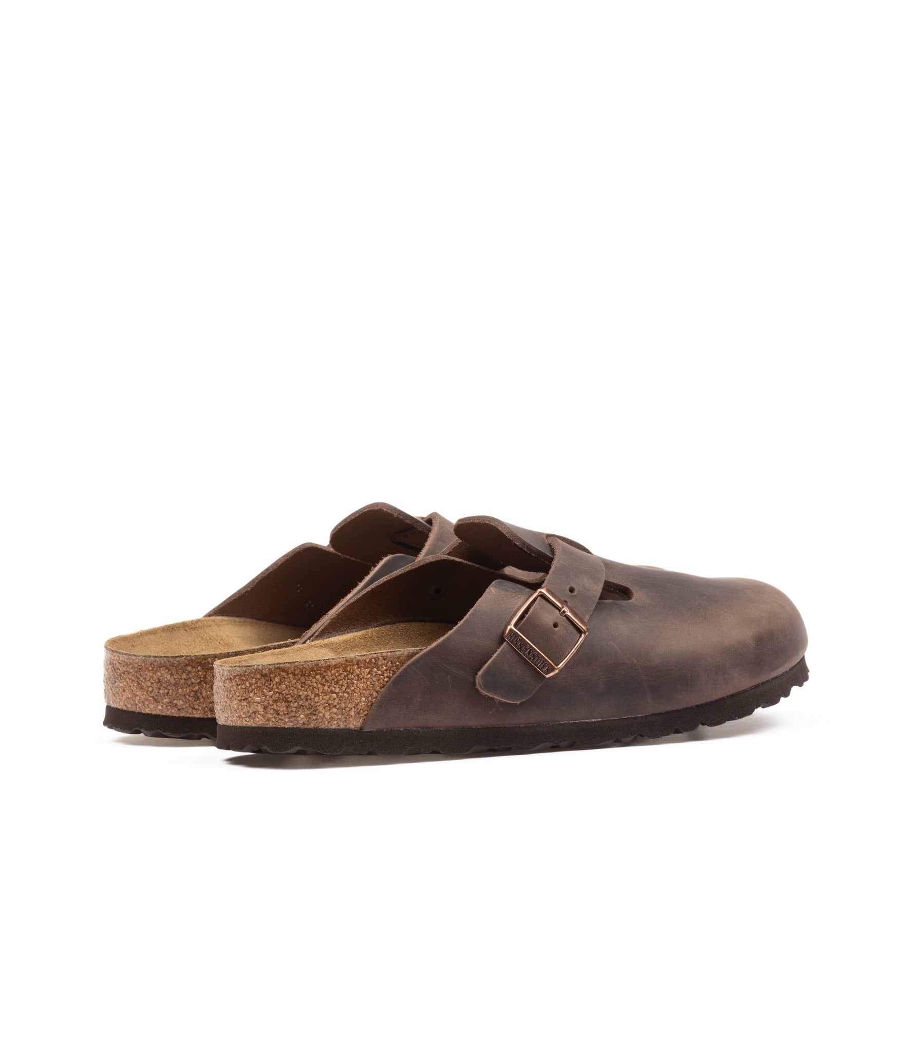 Birkenstock Boston Haban Oiled Leather Brown Unisex