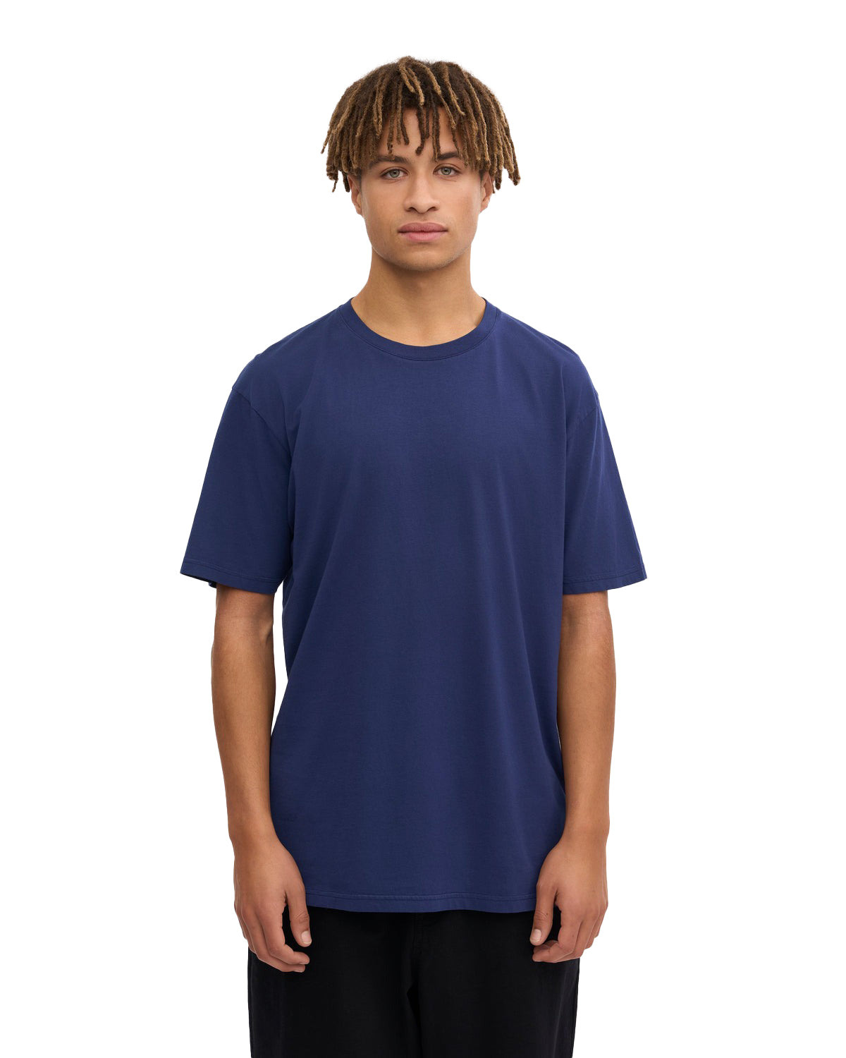 Classic Organic Tee Marine Blue