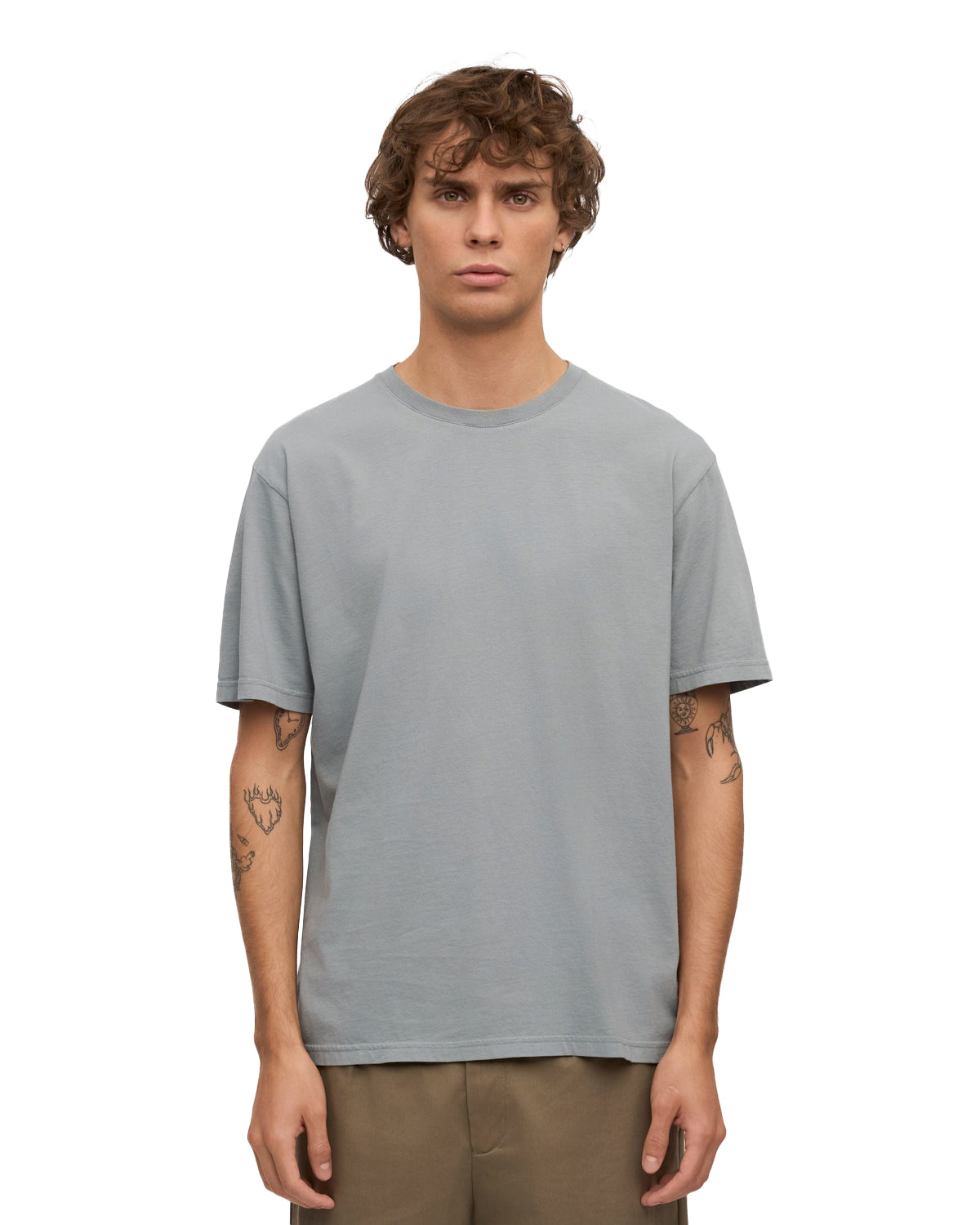 Classic Organic Tee Stell Blue