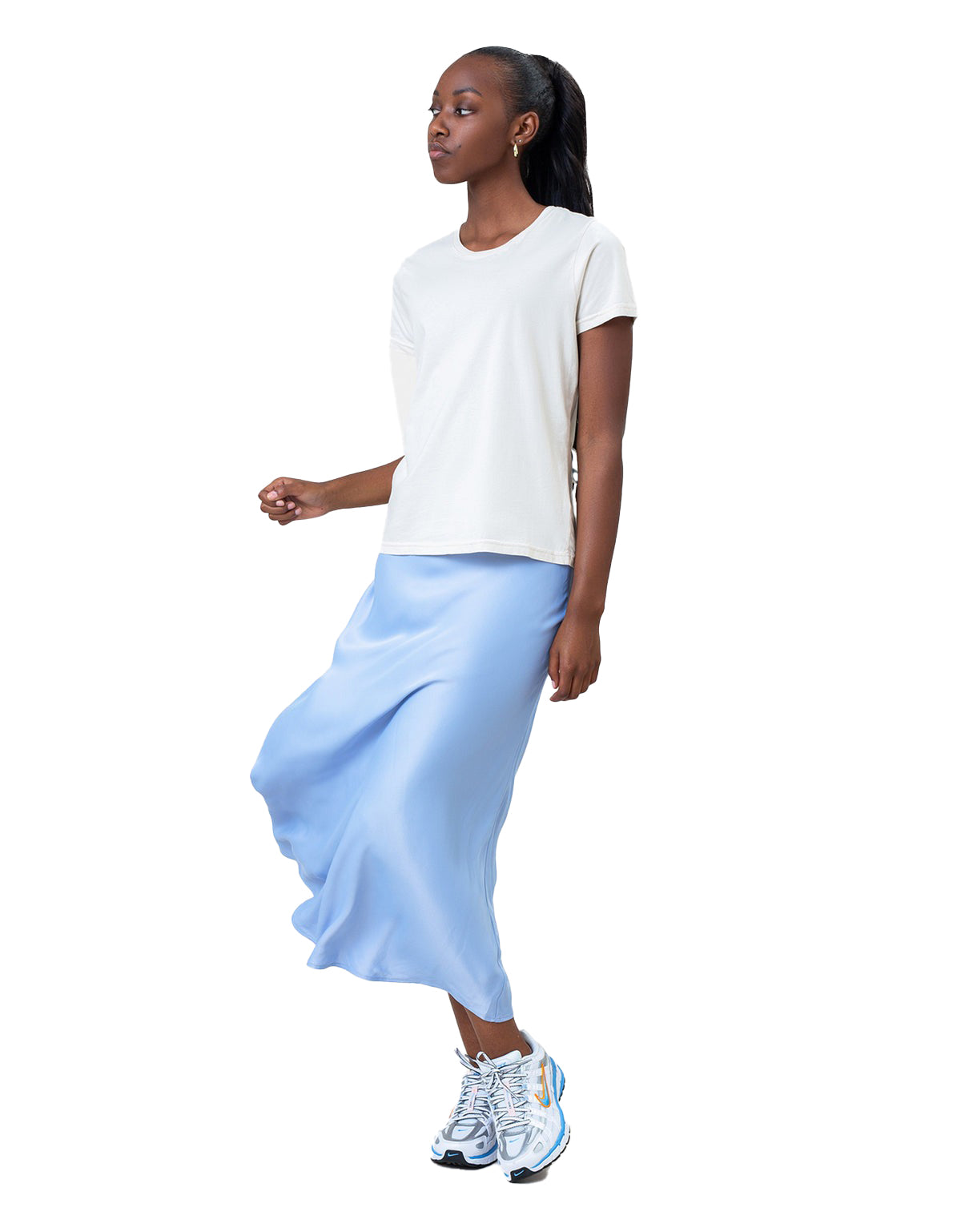 Organic Light T-Shirt Donna Blue