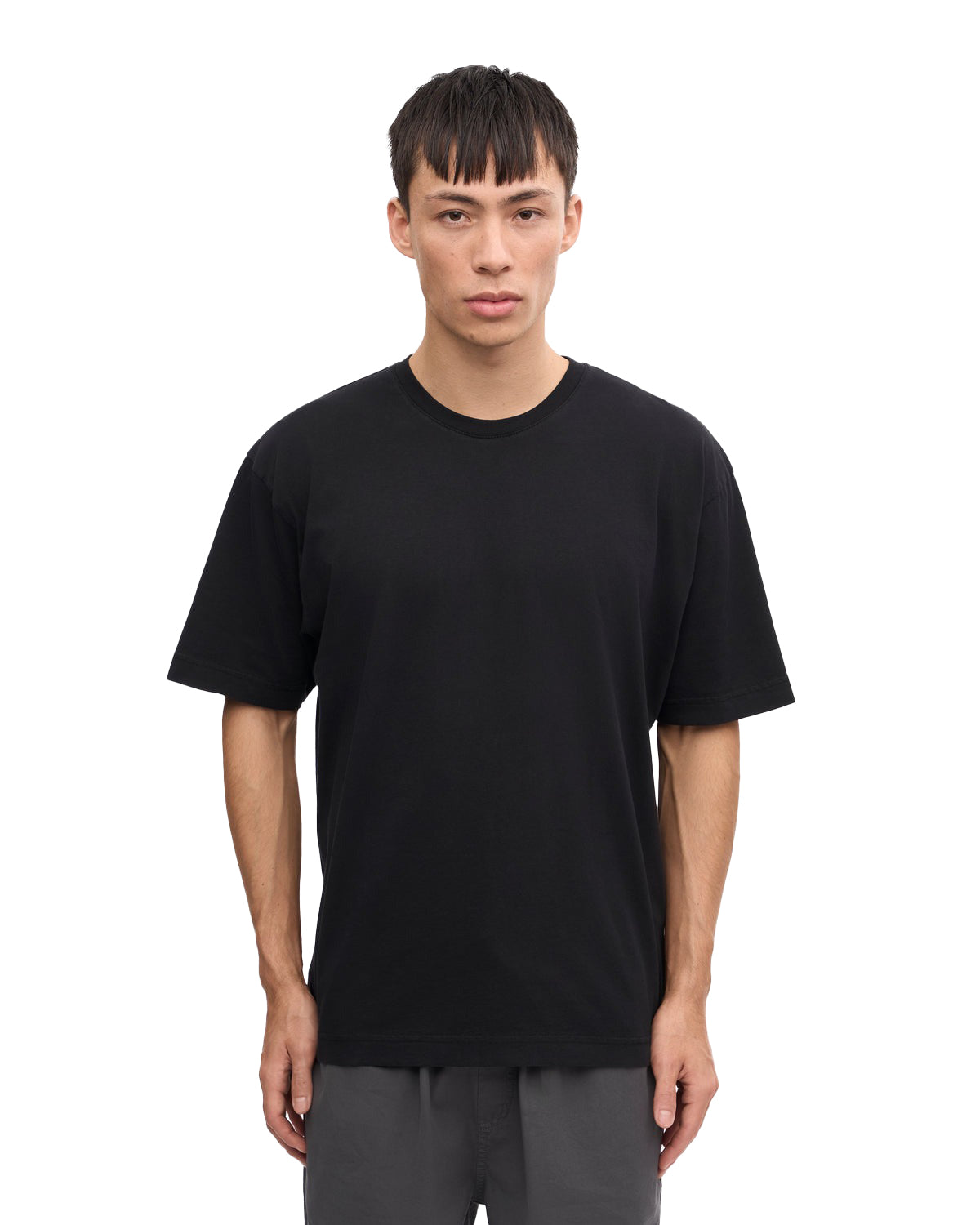 T-Shirt Oversize In Cotone Organico Nero